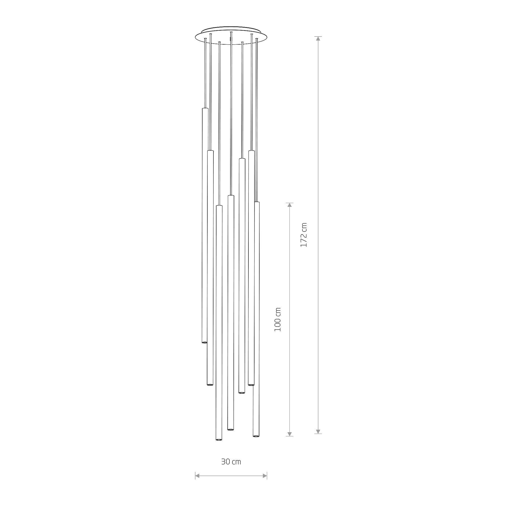 pendant light, Chandelier, LED bars, Metallstangen, Deckenmontage