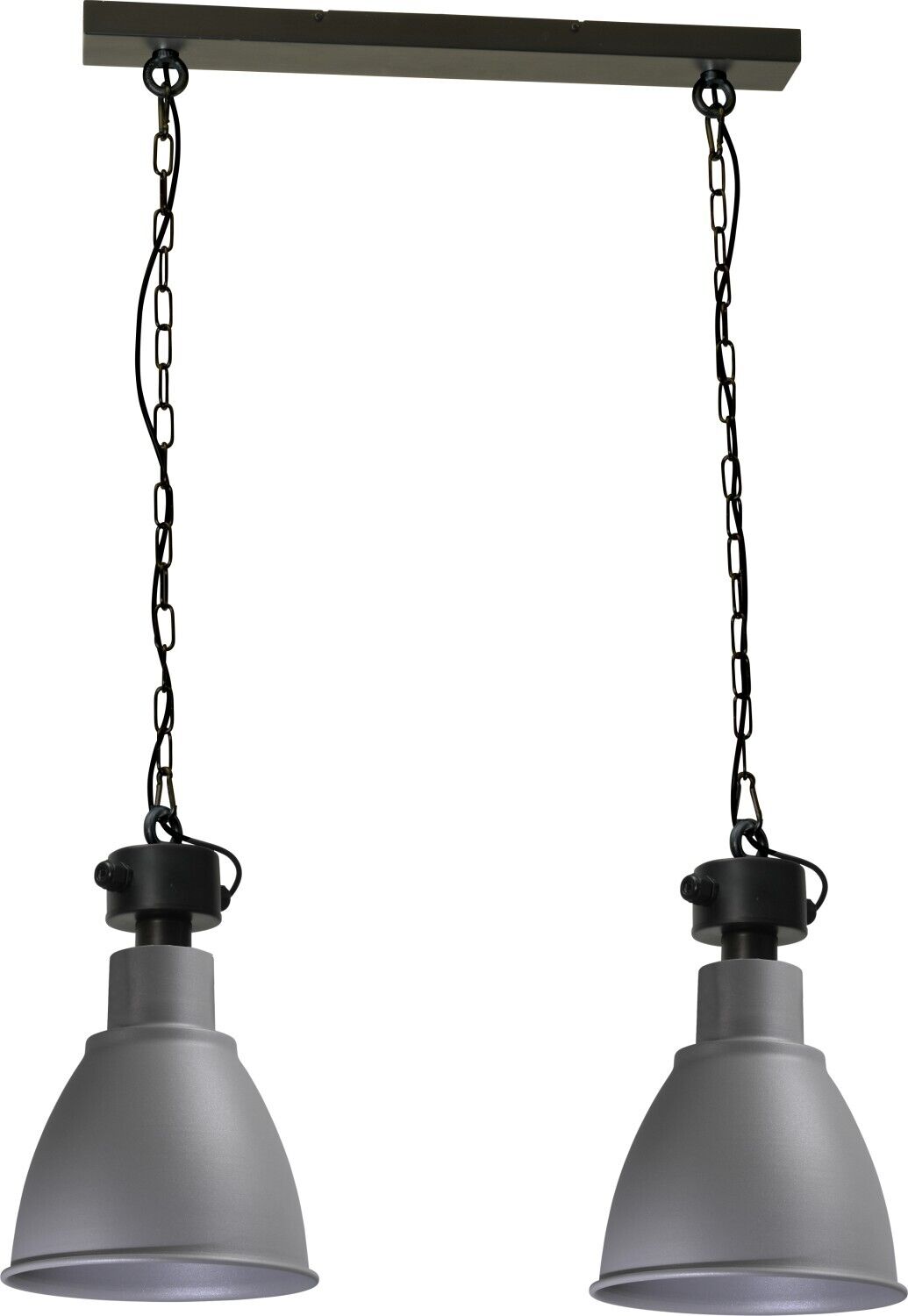 Premium Pendelleuchte Grau Loft Design Handarbeit