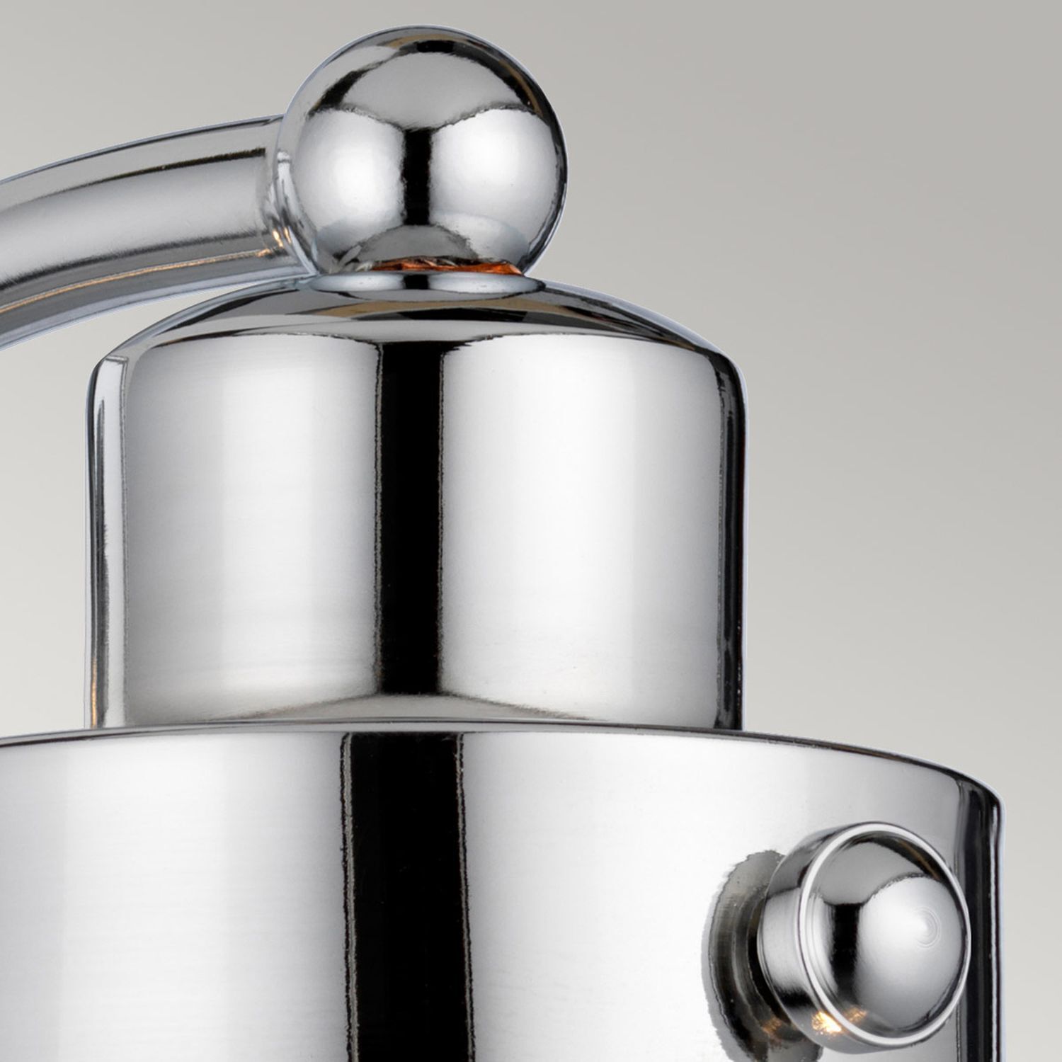Wandleuchte Bad H: 22,1 cm IP44 E27 Chrom aus Metall Regenglas