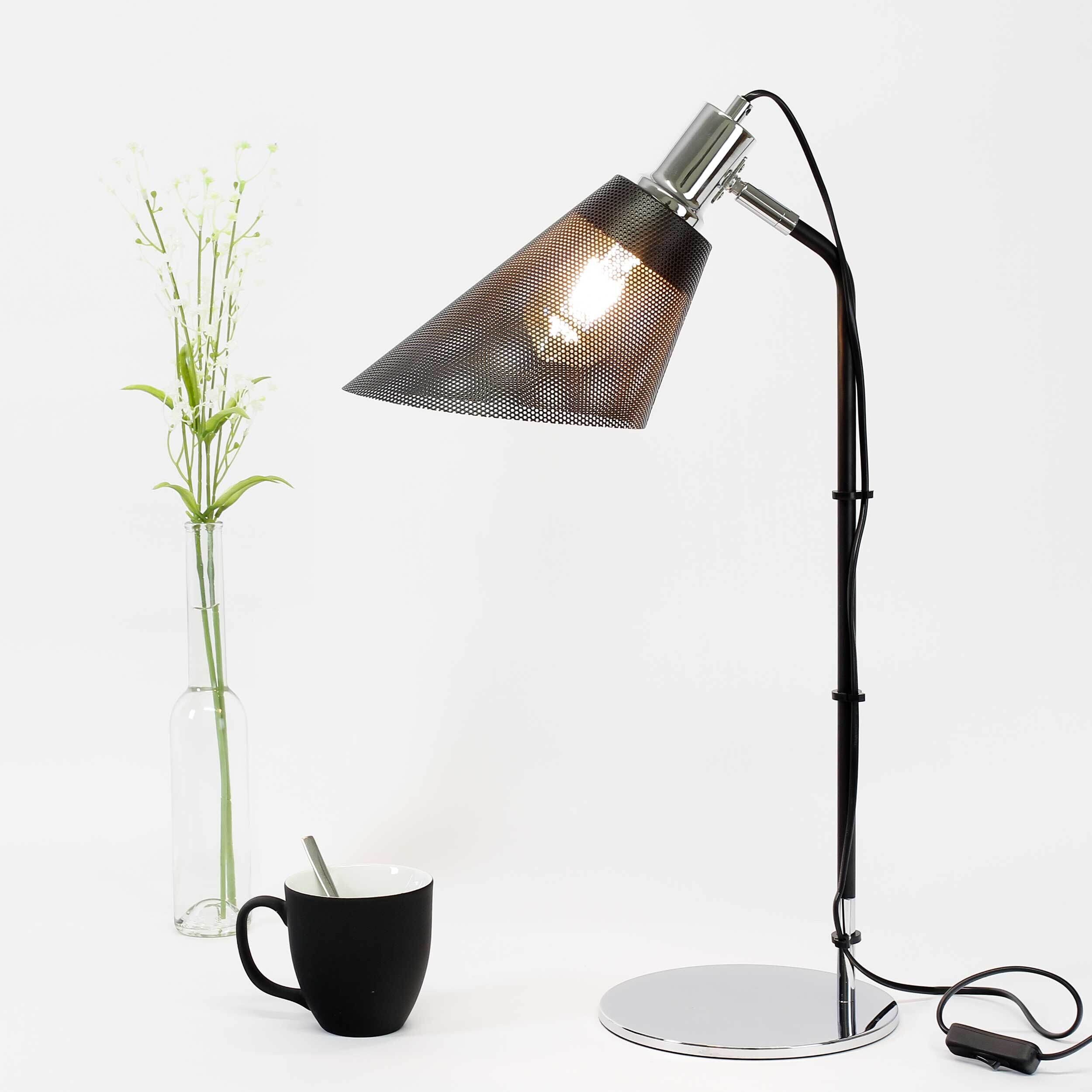 Design Tischleuchte Mesh Lampe, Tasse, Lampenschirm