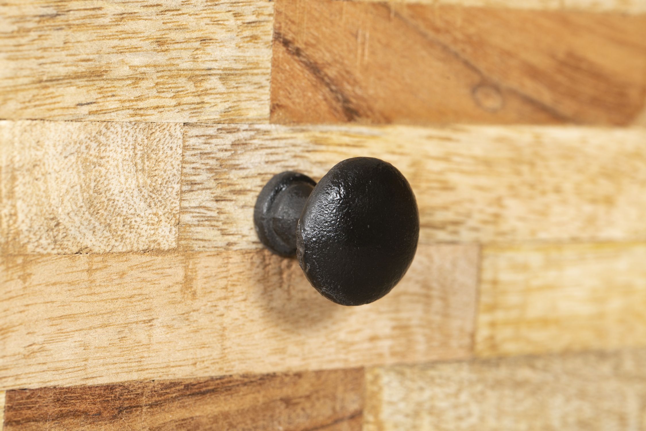 Kommode Holz Stahl H: 112 cm Modern dekorativ Holz, Hartholz