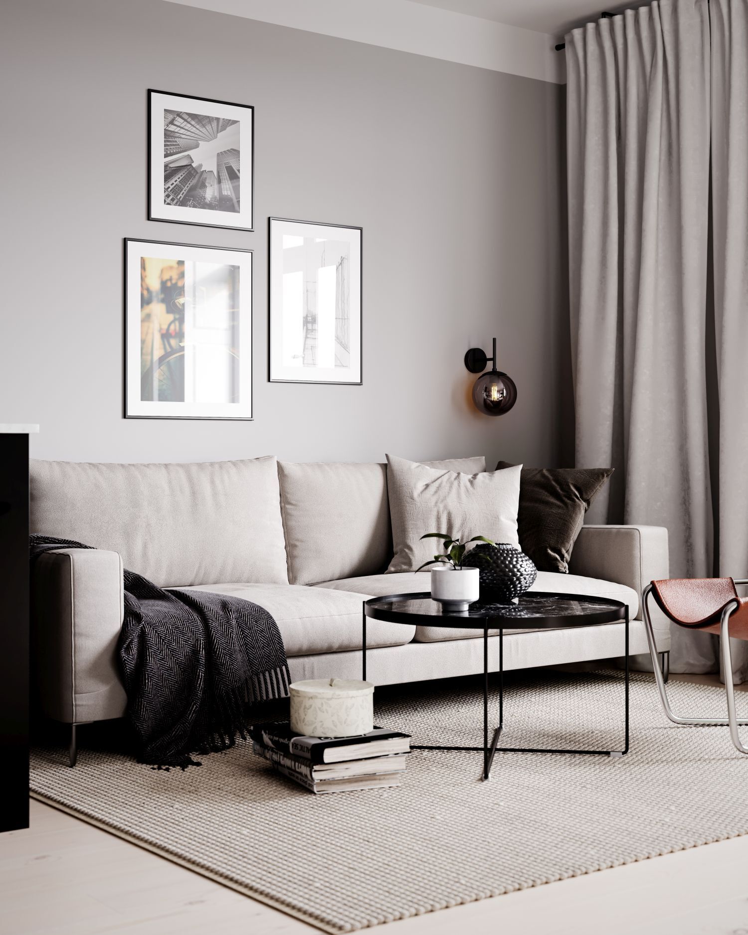 Dekoration für Zuhause, Couch, Wohnzimmer, Tabelle, Teppich