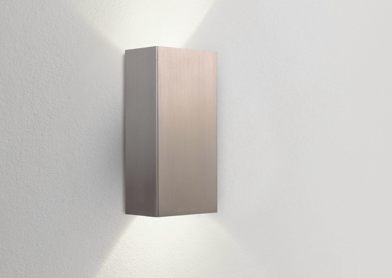 Wandleuchte METALLICO in Nickel matt 2-flmg