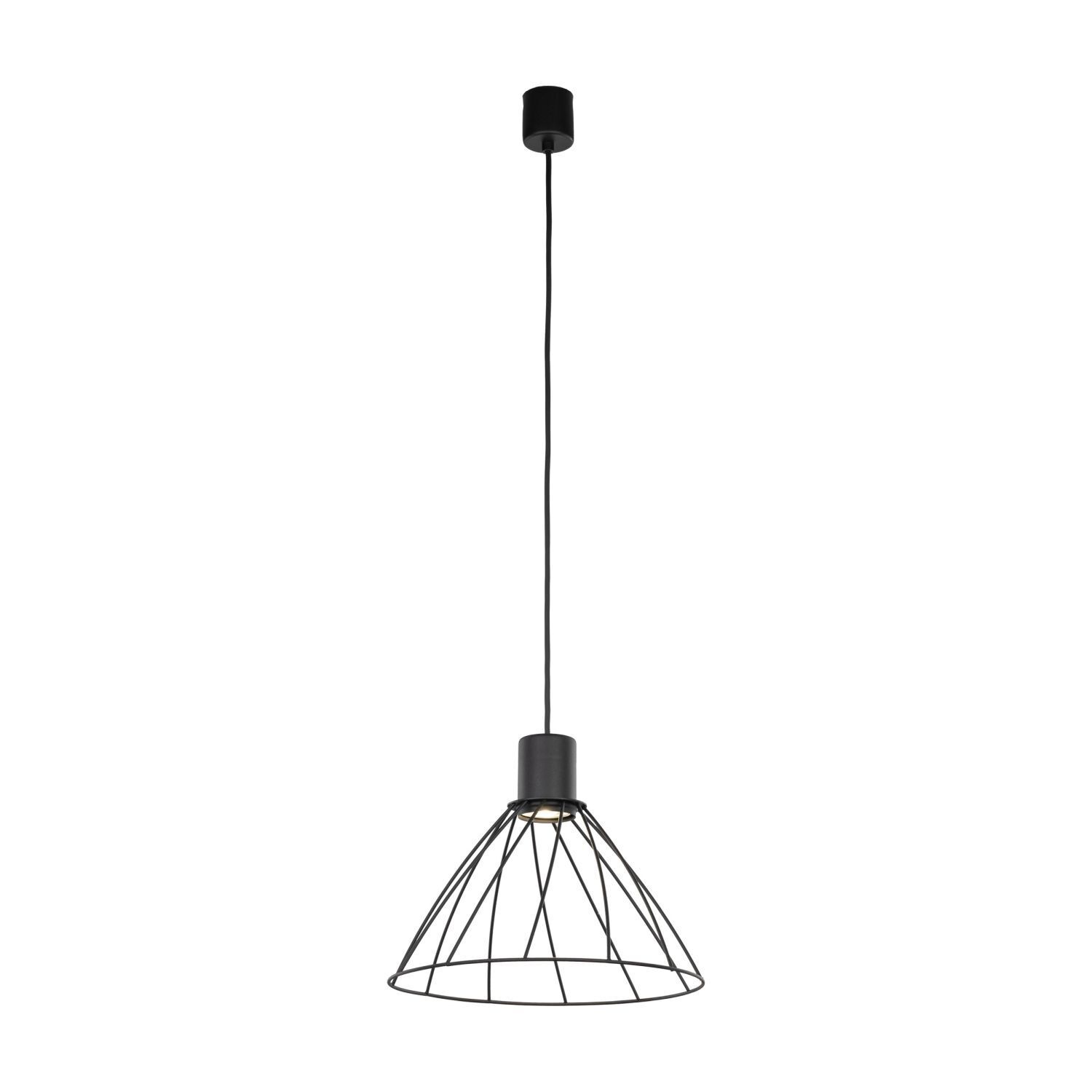 Pendelleuchte Metall Schwarz Ø 29,5 cm H: max. 165 cm GU10