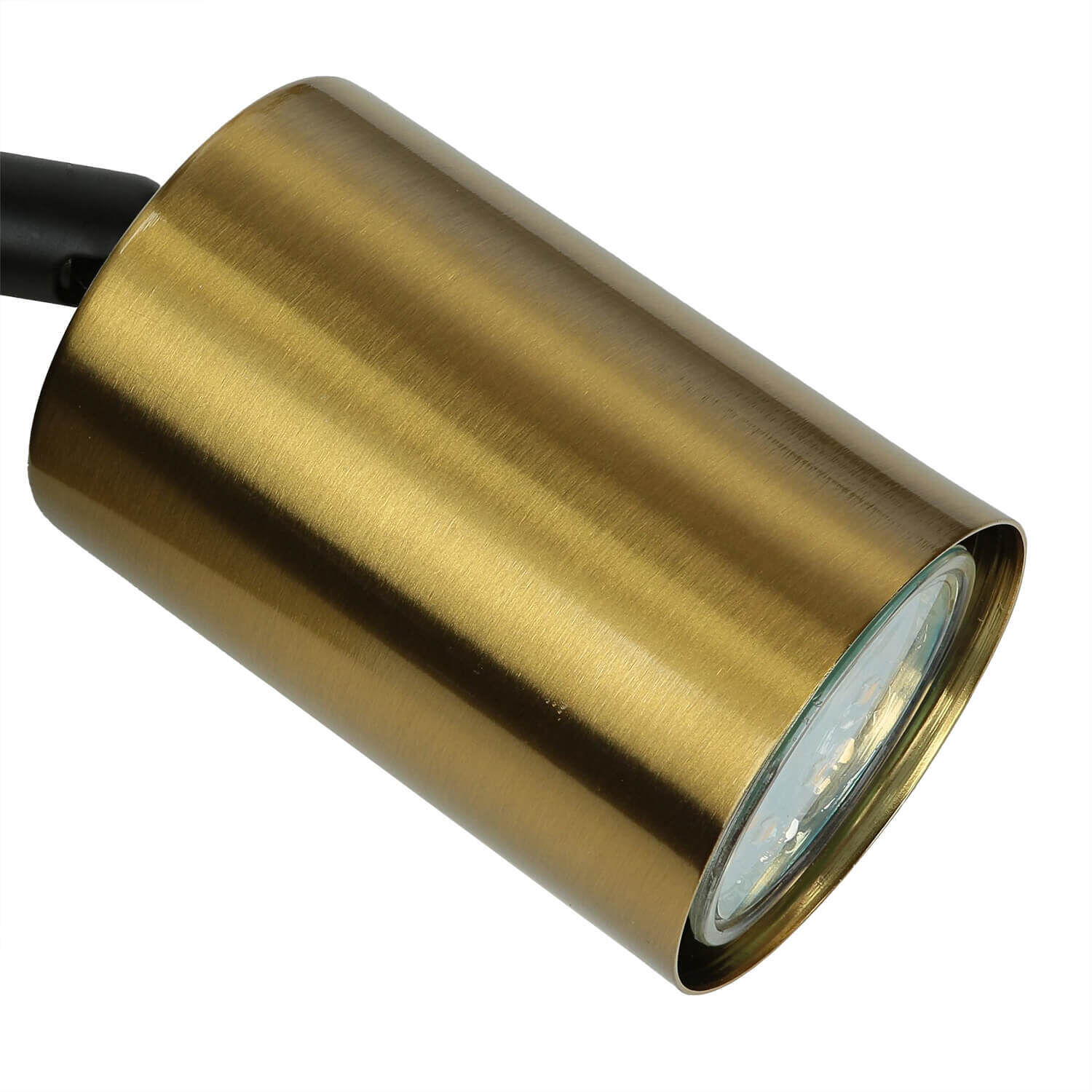 LED Spot_light, Messing-Optik, Metallleuchte, Einbauspot, Zylinderform