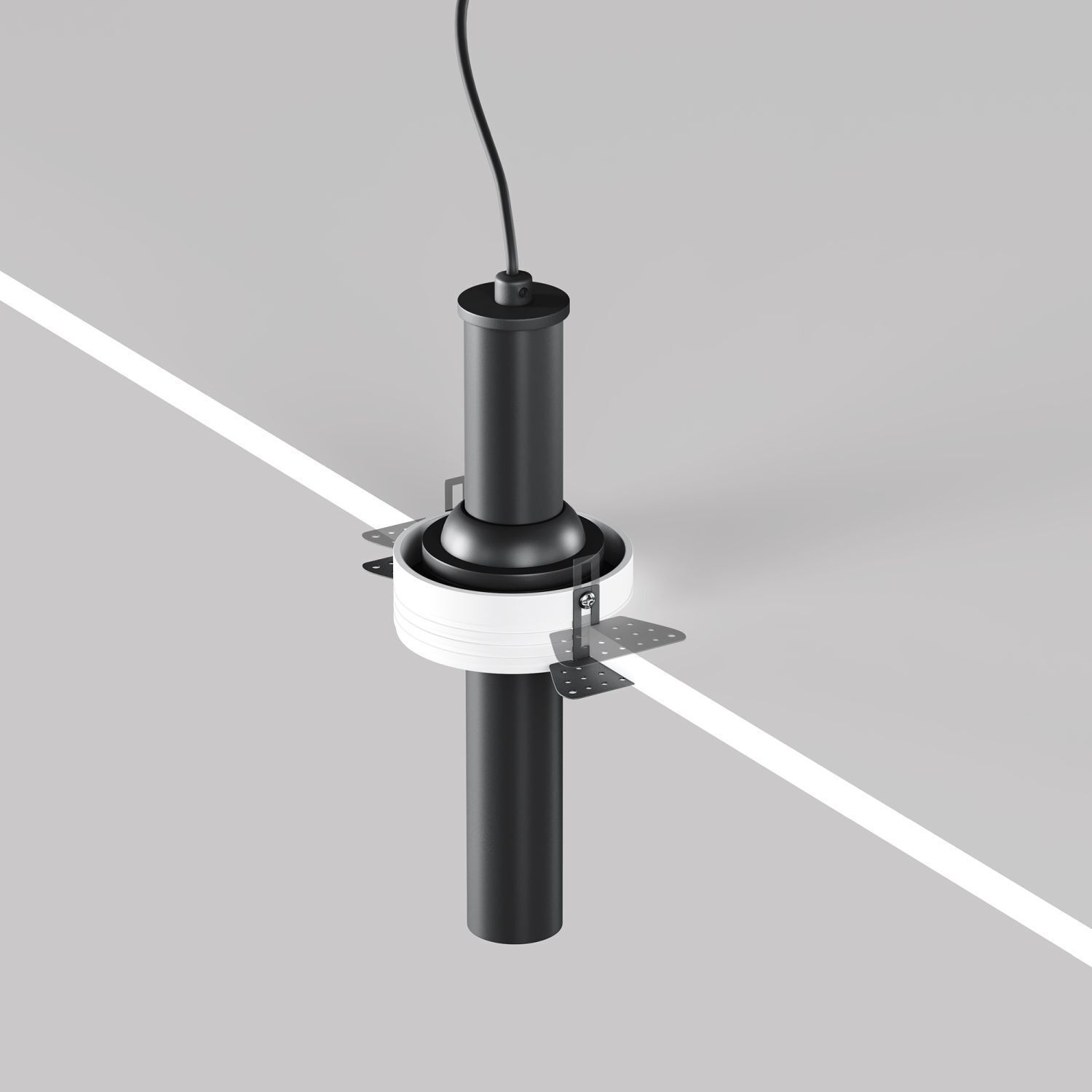 lampe, pendel, halterung, kabel, weiß-schwarz