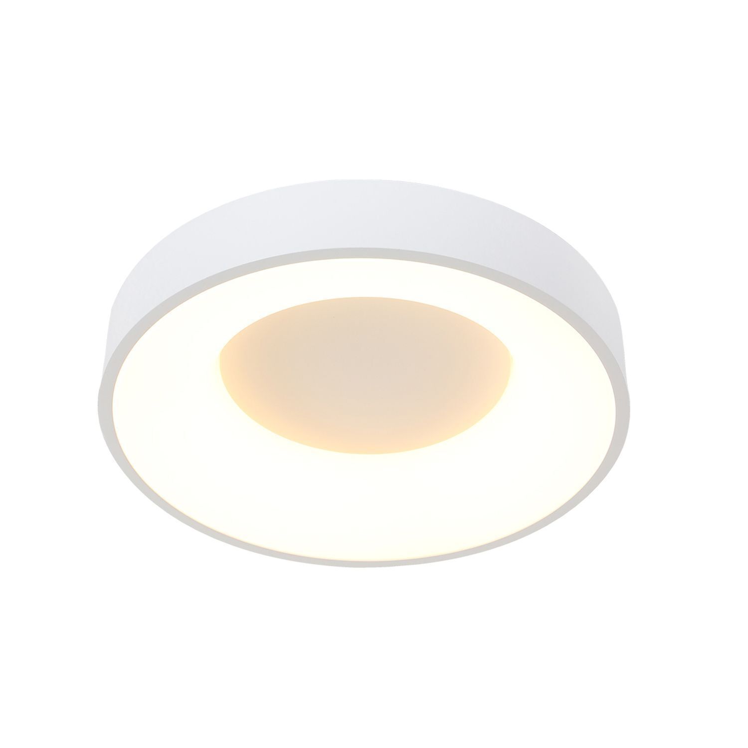 Runde LED Deckenlampe Weiß Ø38 cm 30 W 2700 K blendarm