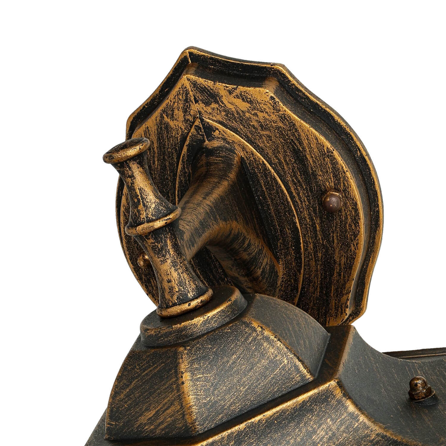 Rustikale Außenleuchte PARIS Kupfer Antik IP44 E27 Bronze, Figur