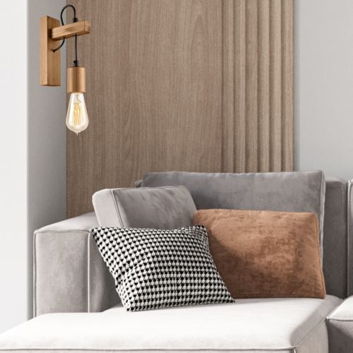 Wandlampe Holzleuchte vielseitig AMIDA Lampe