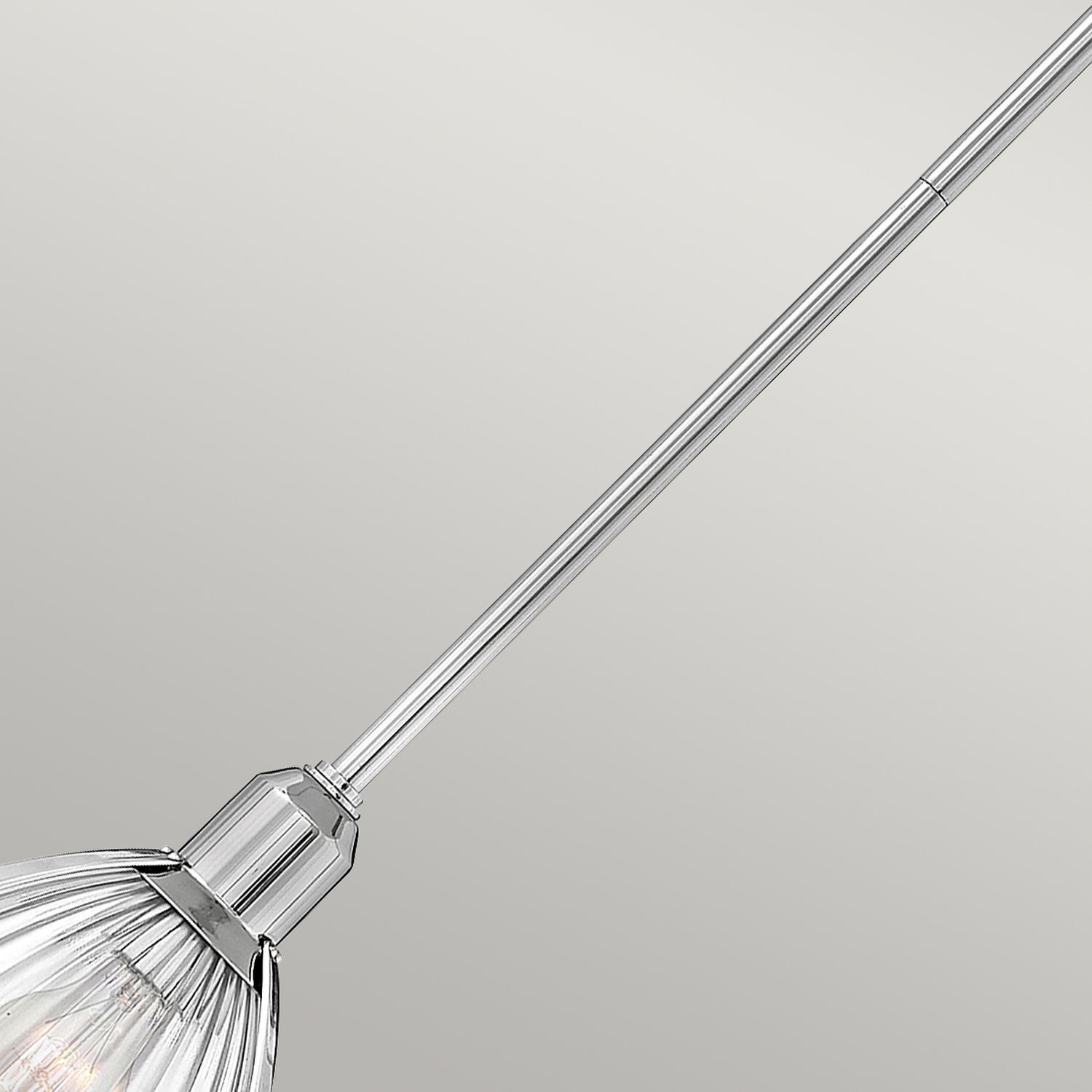Hängeleuchte Glas Metall E27 Ø 24,8 cm rund
