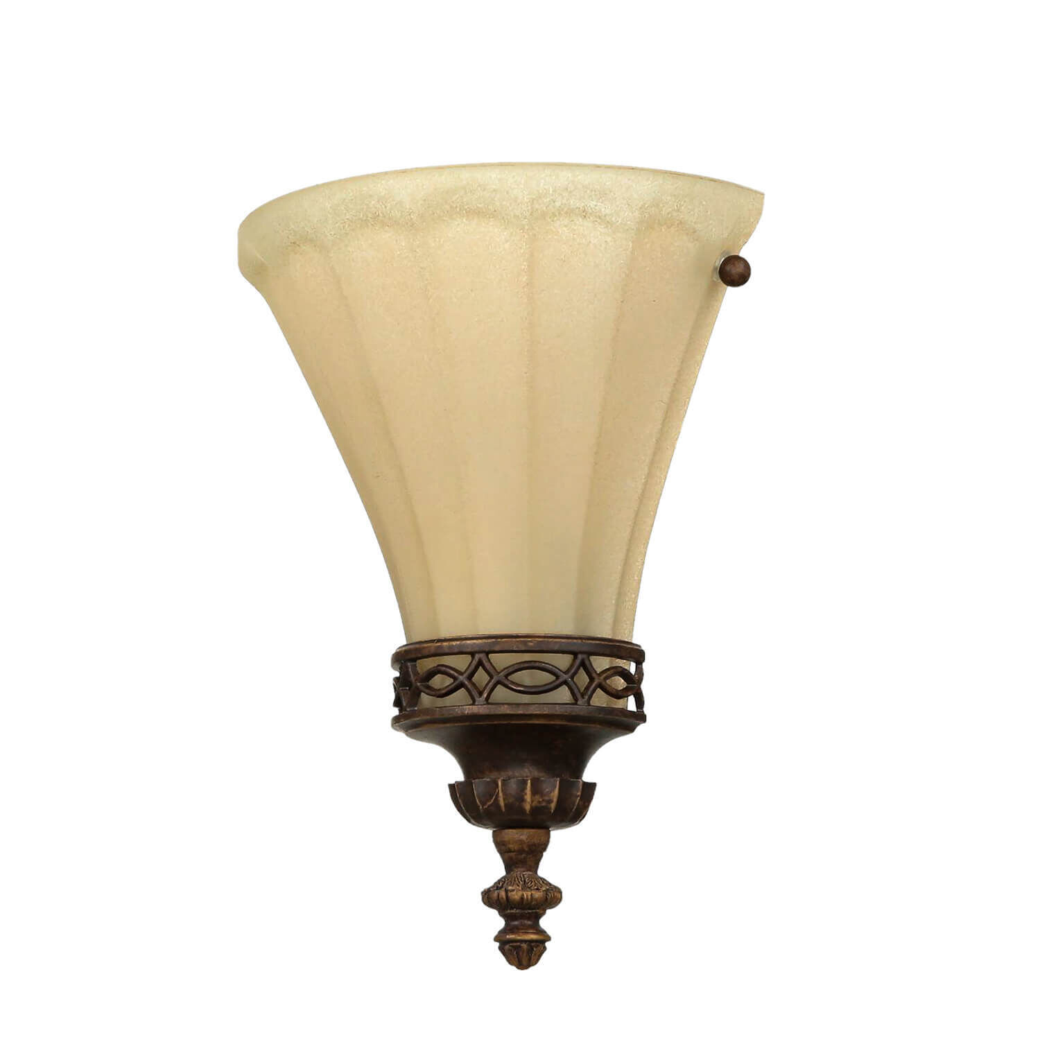 Wandlampe ANABELL 1 Braun Landhaus Lampe Blendarm Leuchte, Lampe