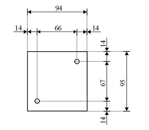 LED Außenleuchte Wand klein B: 9 cm IP44 Haus Eingang Schaubild