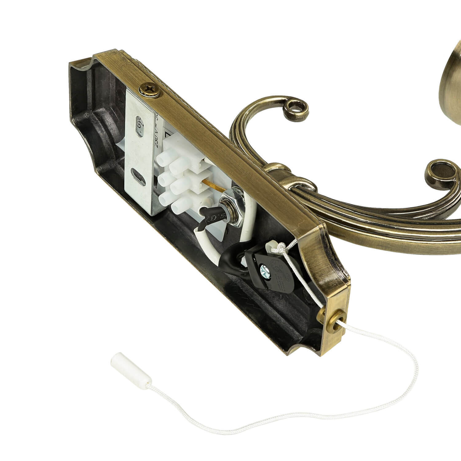 Längliche Jugendstil Wandleuchte MARLENE Elektronik, Hardware