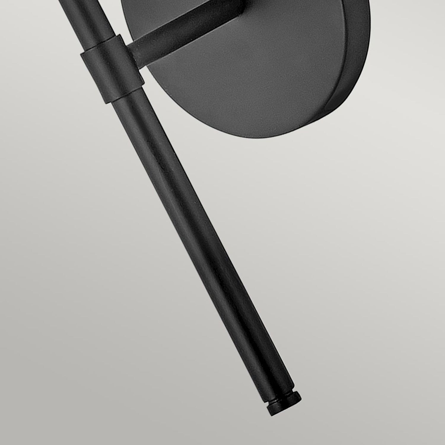Wandlampe Bad H: 40,3 cm IP44 Schwarz Weiß Metall Glas