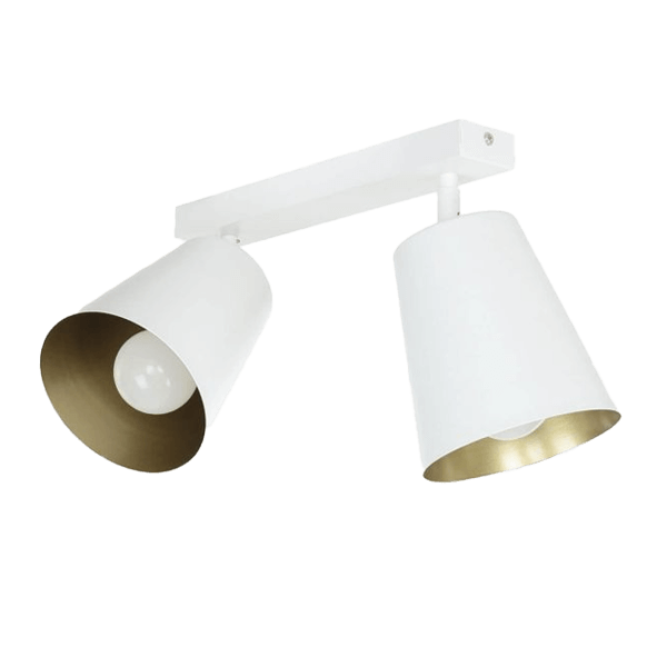 Beleuchtung, Deckenleuchte, Wand- oder Deckenstrahler, Weiß, Spotlight