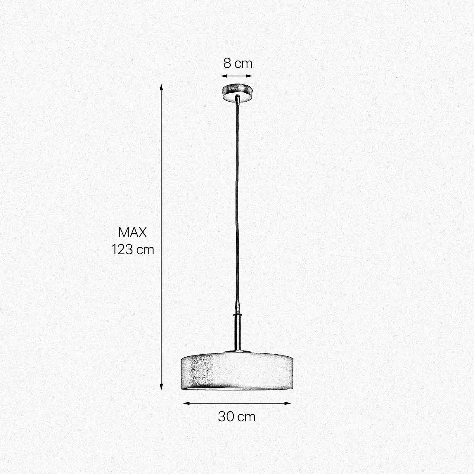 Pendelleuchte Schwarz Gold E27 Ø 30 cm Messing Eisen Pendelleuchte Schwarz Gold E27 Ø 30 cm Messing Eisen