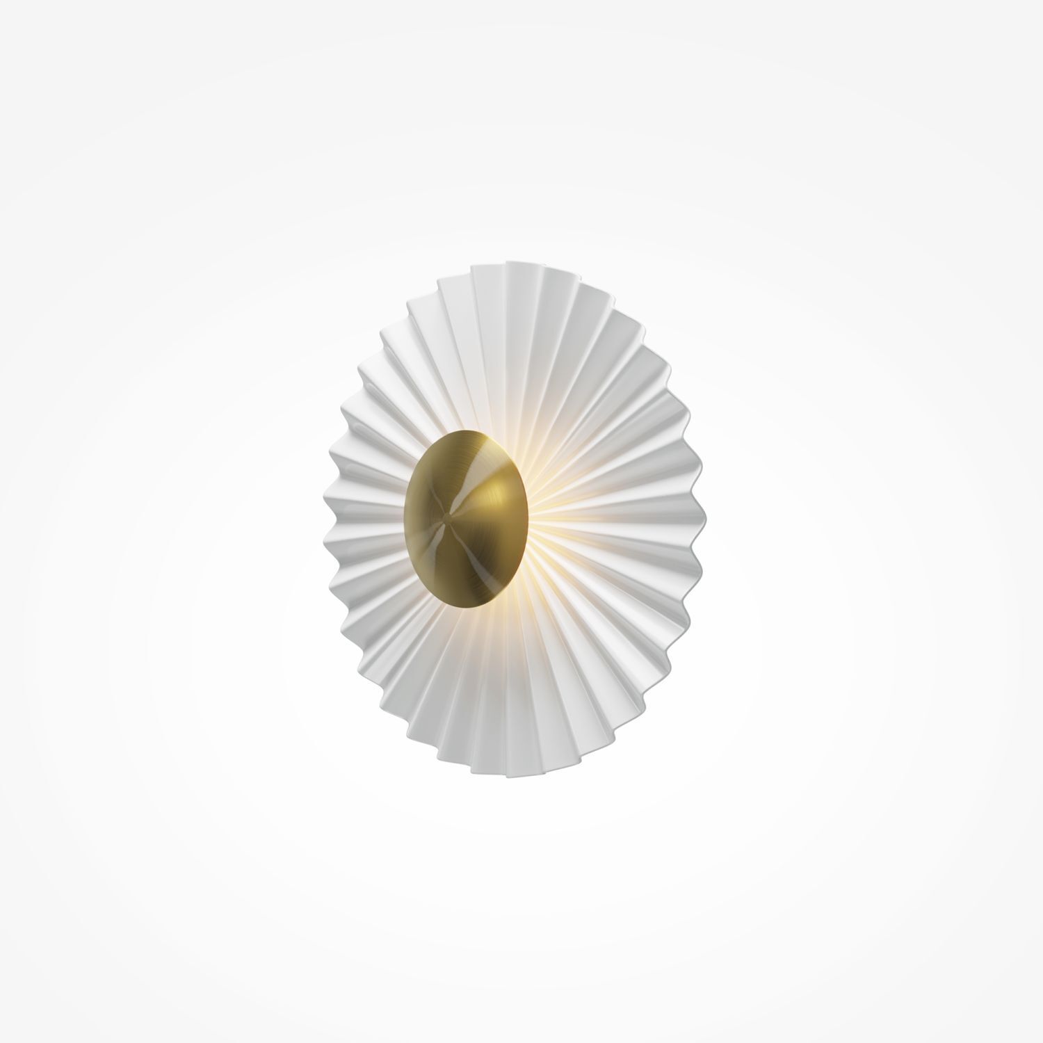 LED Wandleuchte dimmbar Metall rund Ø 30 cm 510 lm KAI