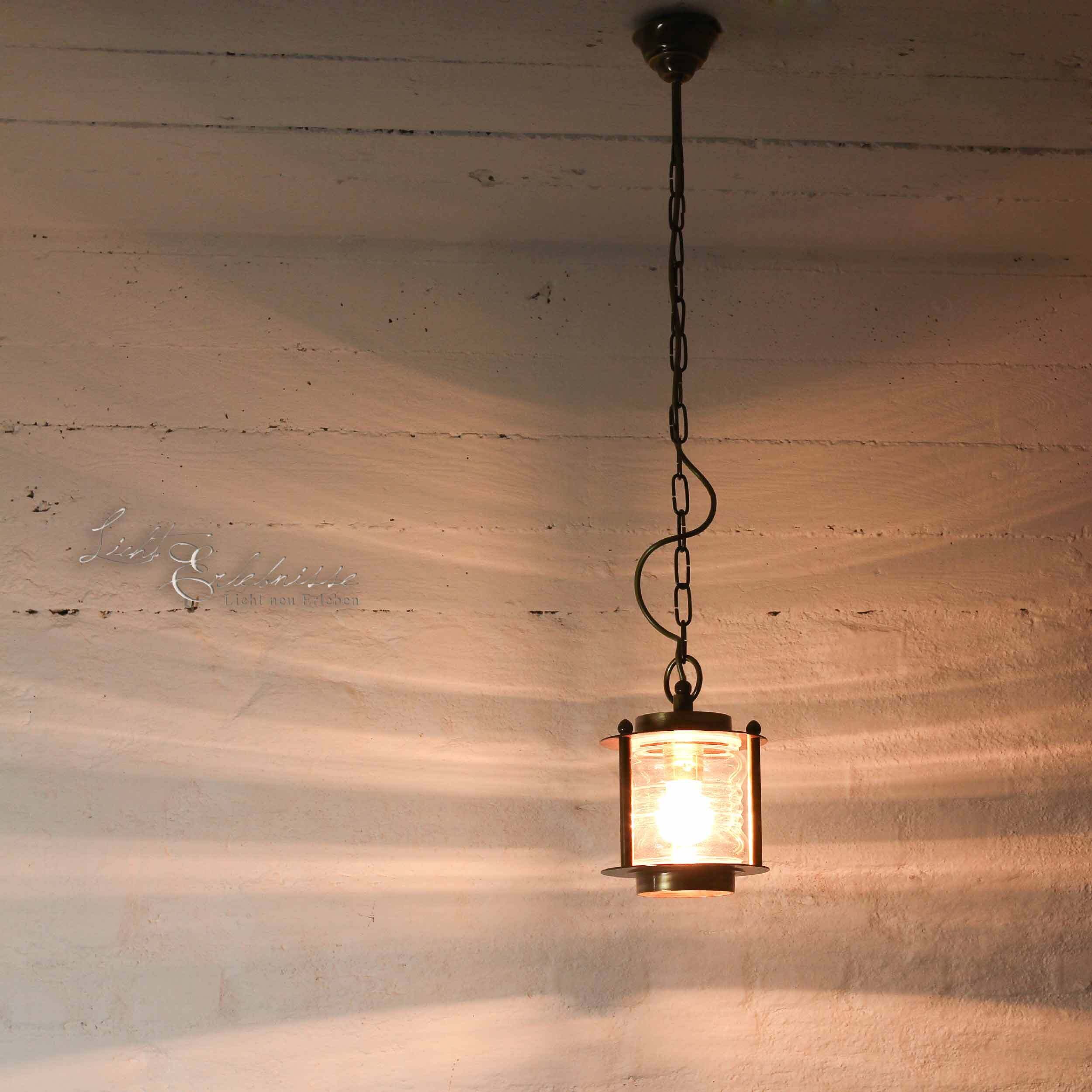 Außenlampe Hängend MYKO aus Messing rostfrei