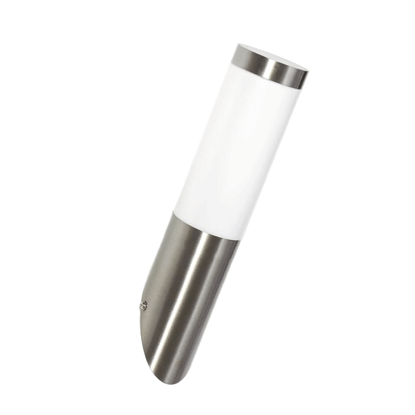 Taschenlampe, LED, Stablampe, metallic, Schwarz/Weiß