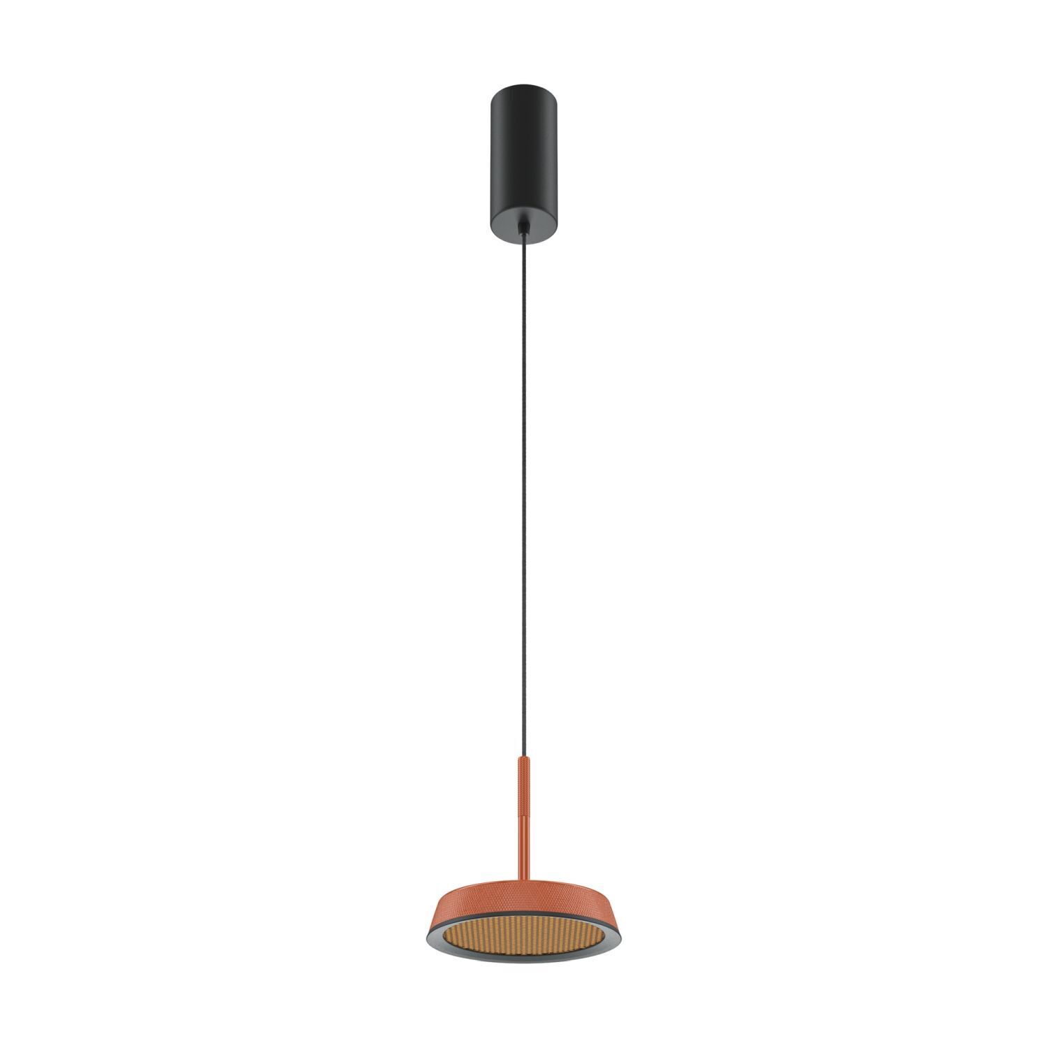 LED Hängelampe Aluminium Ø 15,3 cm rund H: max. 327 cm Lampe