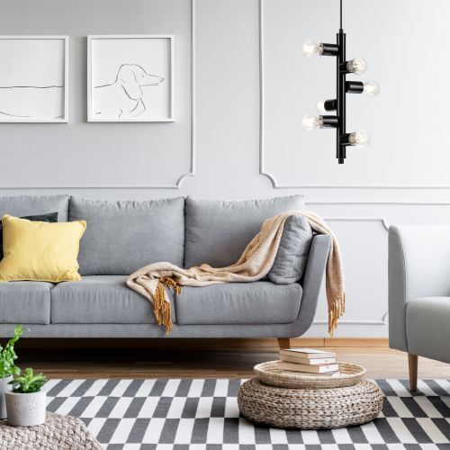 Dekoration für Zuhause, Couch, Kissen, Wohnzimmer, Teppich