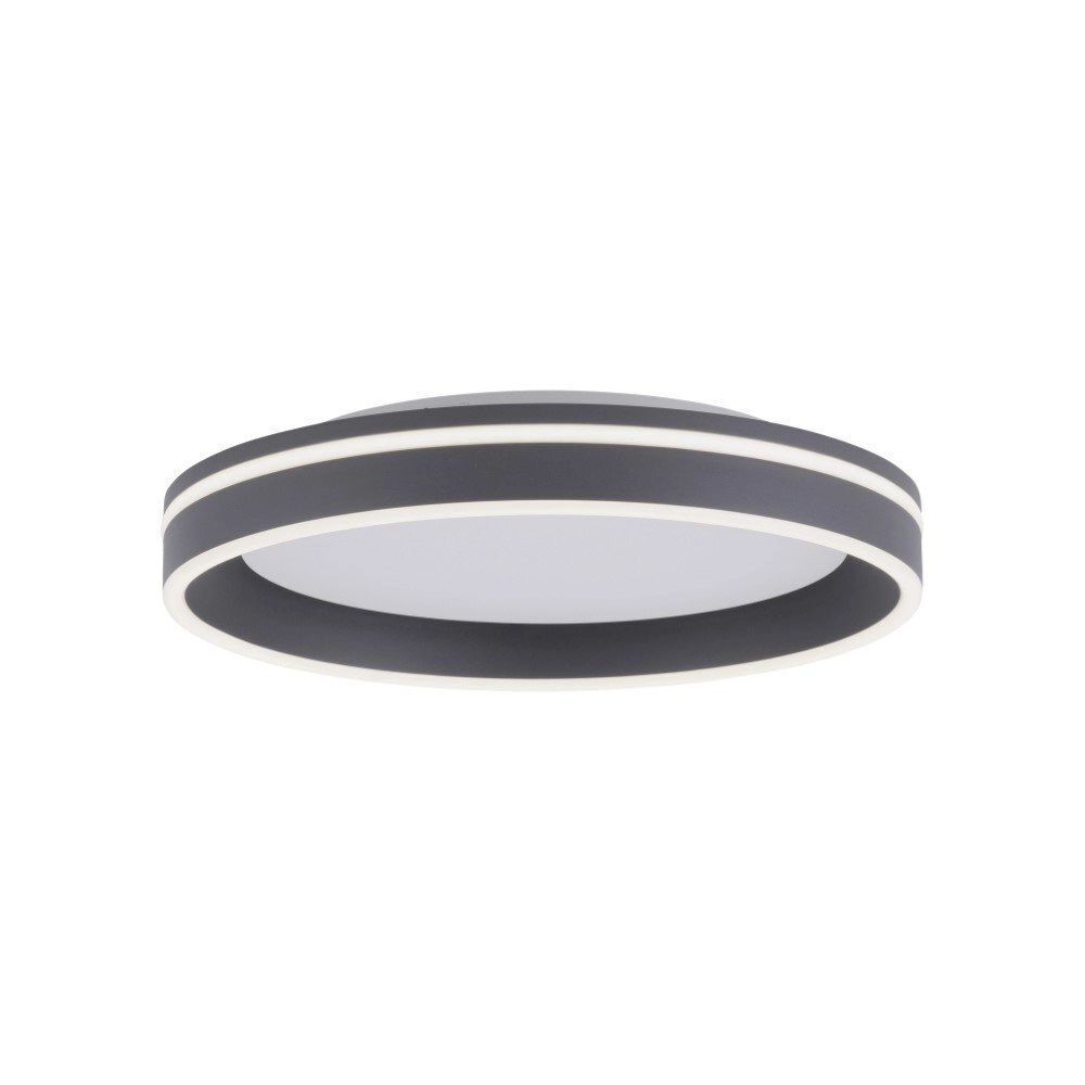 Runde LED Deckenleuchte Anthrazit Ø40 cm 27 W dimmbar