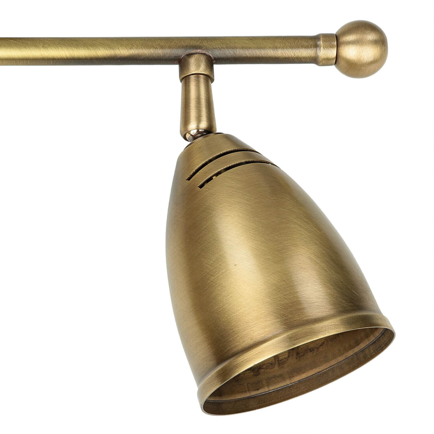 Schwenkbare Deckenlampe Rustikal Bronze Hell Beleuchtung, Bronze, Lampe