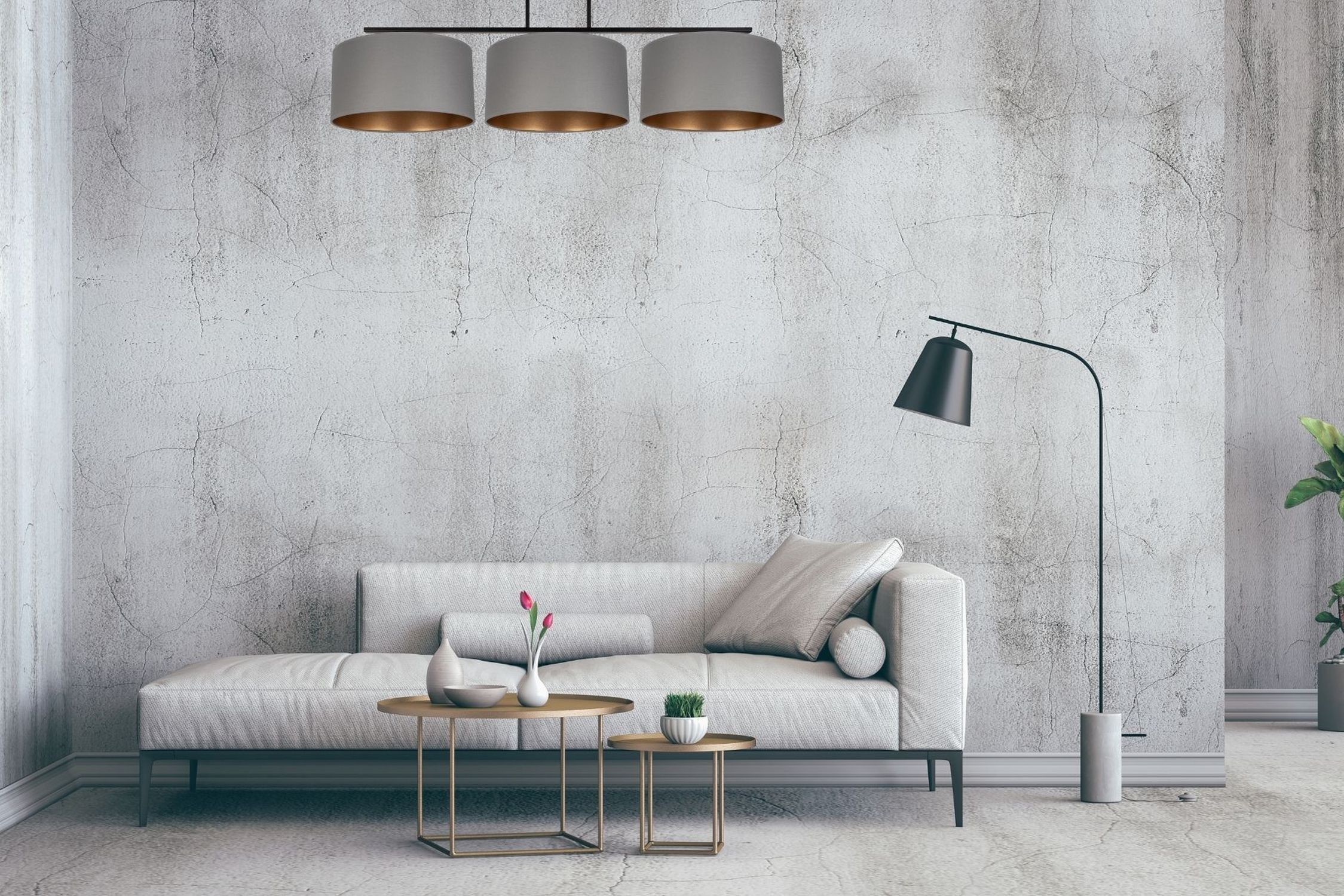 Lampe, Stehlampe, Couch, Mobiliar