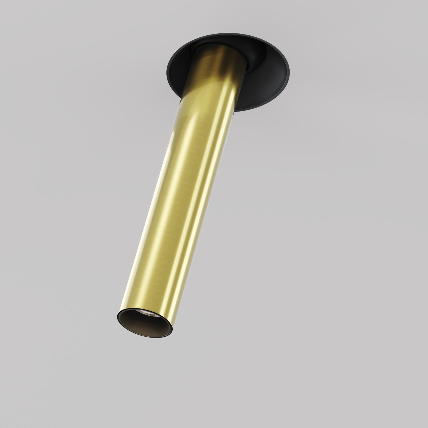 LED Einbauleuchte flexibel in Messing H:31 cm 3000 K pendant light, gold, metal, brass, ceiling mount