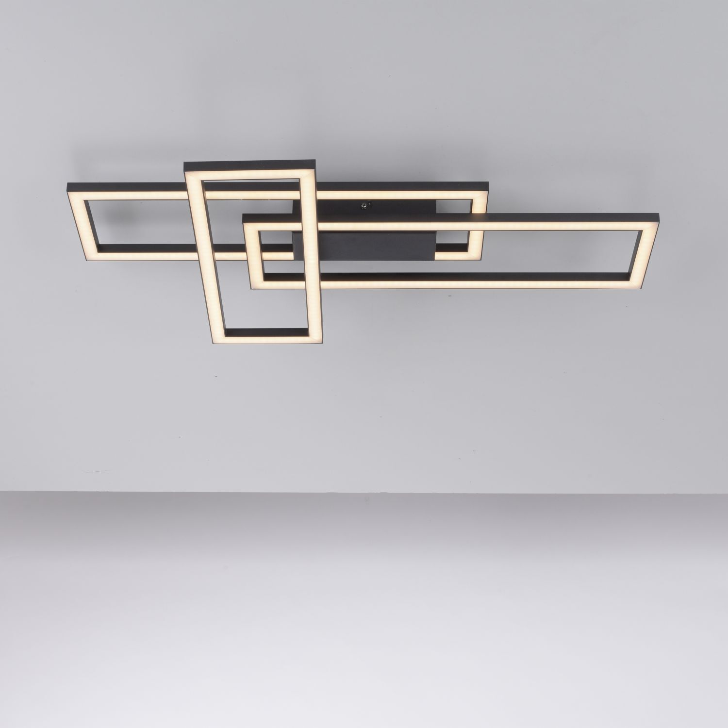 Dimmbare LED Deckenleuchte Schwarz 19 W 3000 K drehbar