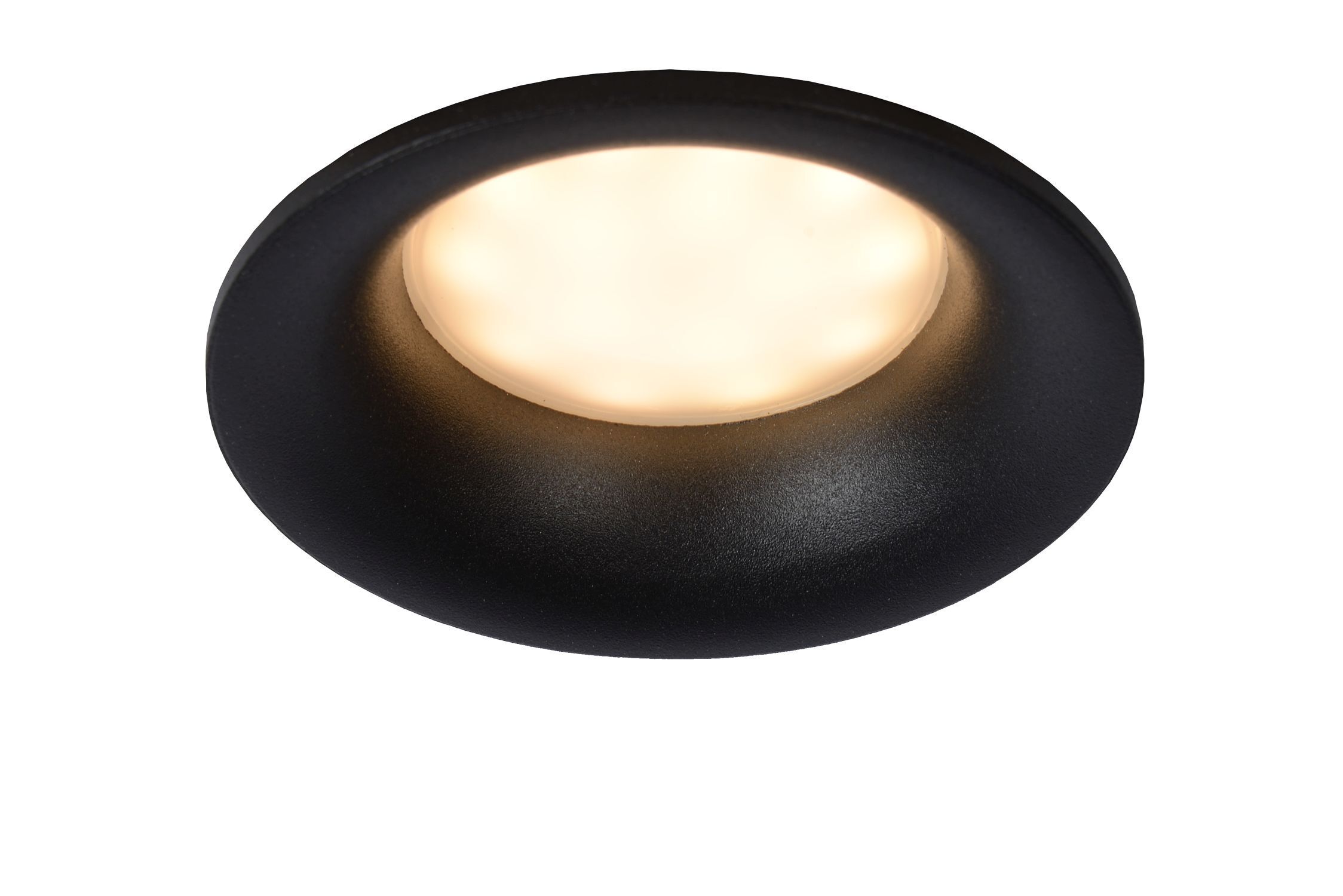 Einbaulampe Aluminium Schwarz GU10 B:8 cm modern Beleuchtung, Deckenleuchte