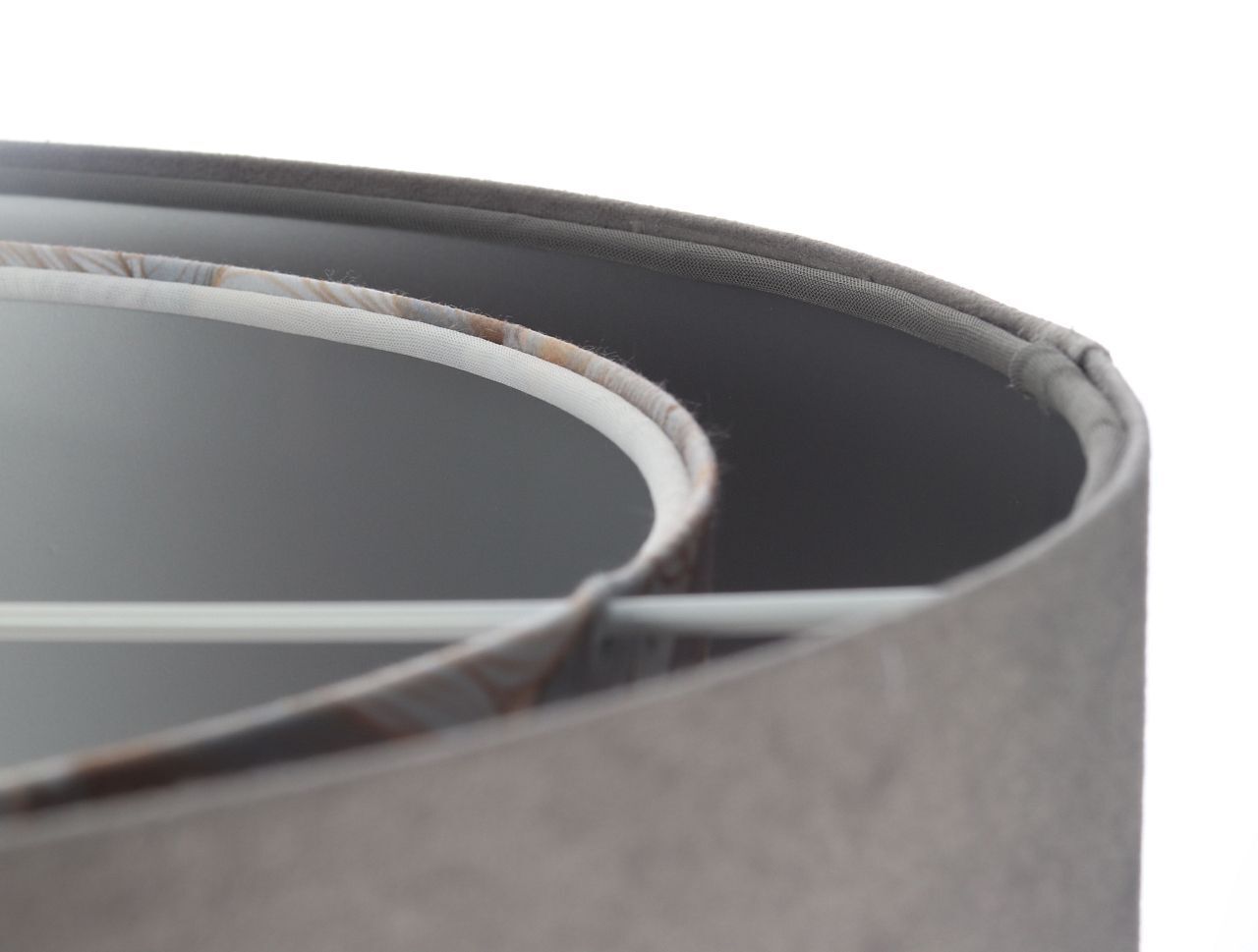 Pendelleuchte rund D: 50 cm Stoff Velours Optik KARIM Pendelleuchte rund D: 50 cm Stoff Velours Optik KARIM