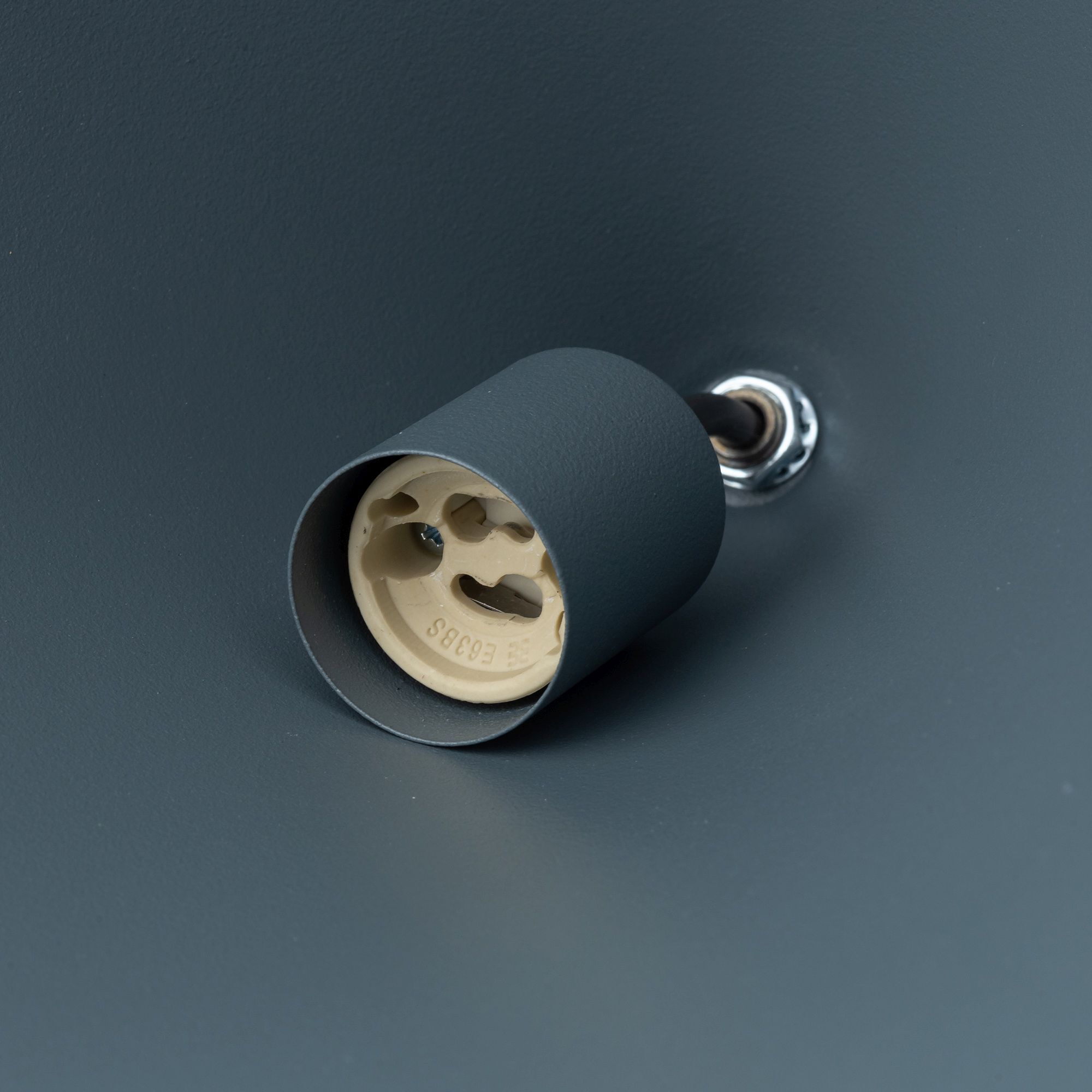 Lampenfassung, Einstellung, Beleuchtung, Druckknopf, Schalterschlitz