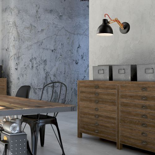 Holz Schwarz Spot Modern vielseitig TIASIA Lampe