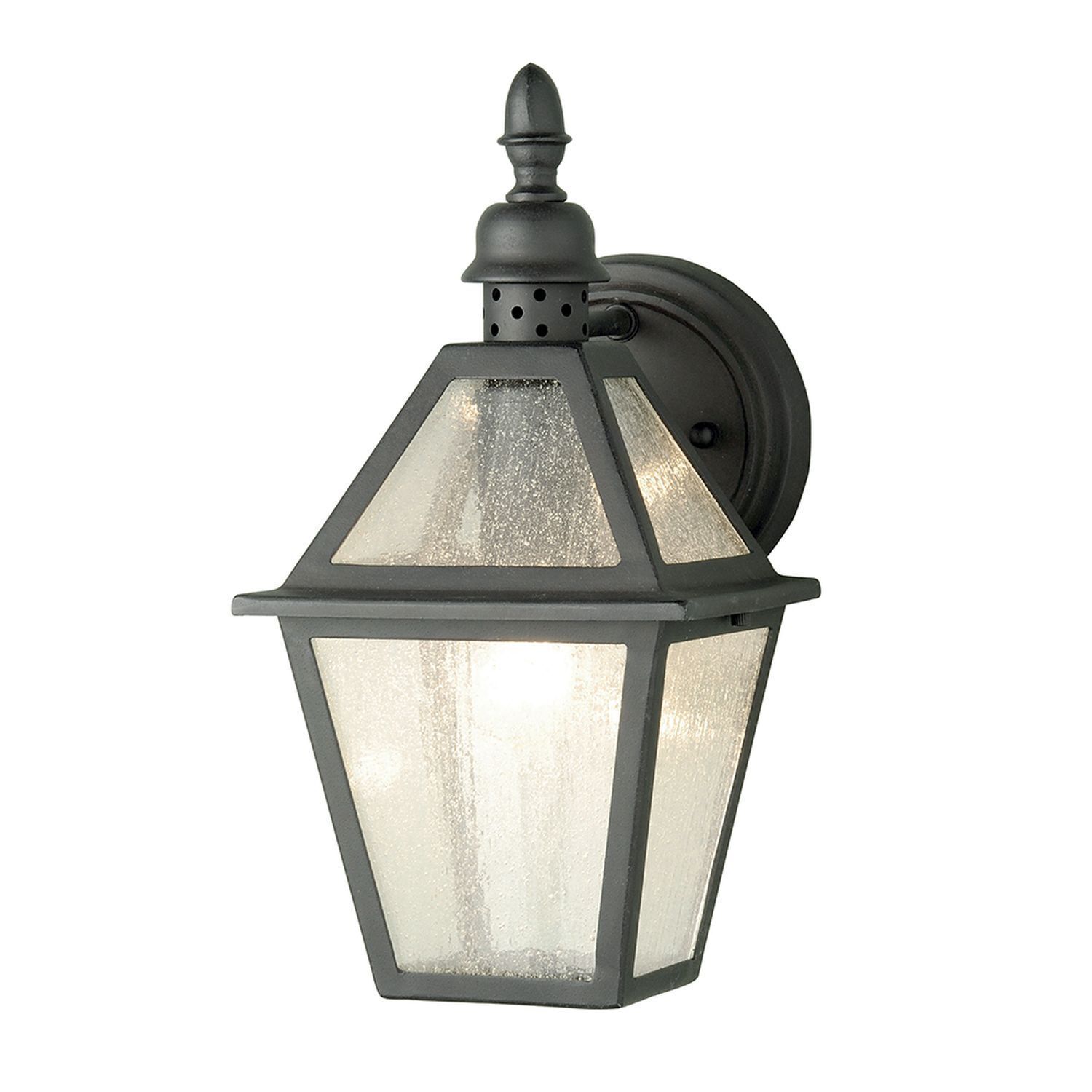 Außenwandleuchte Vintage Design Schwarz Aluminium