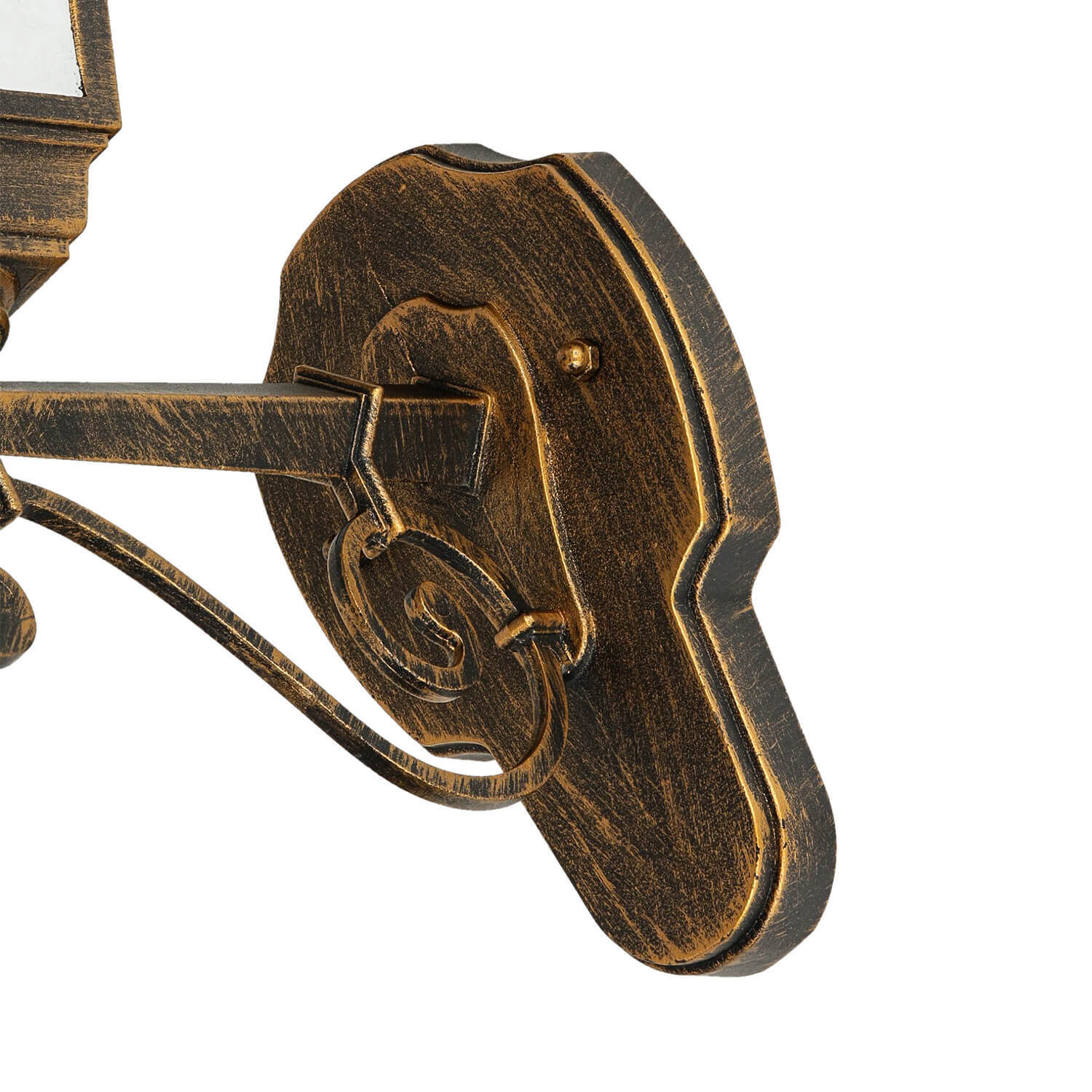 Außenleuchte Wand Rustikal in Kupfer antik IP44 E27 Bronze