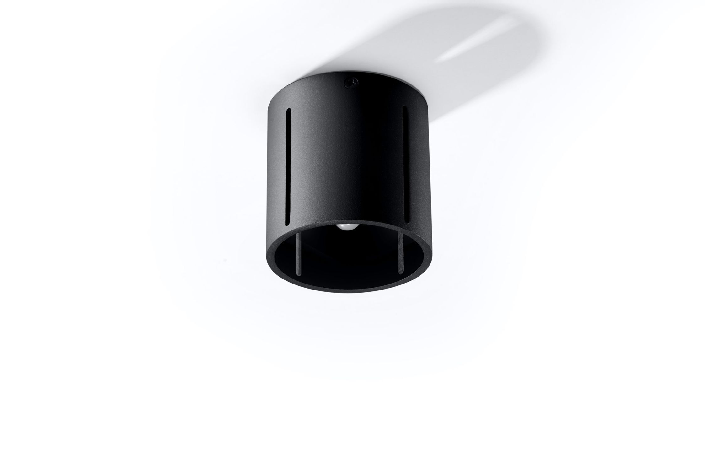 Deckenleuchte Schwarz klein Ø 10 cm Metall G9 Spot