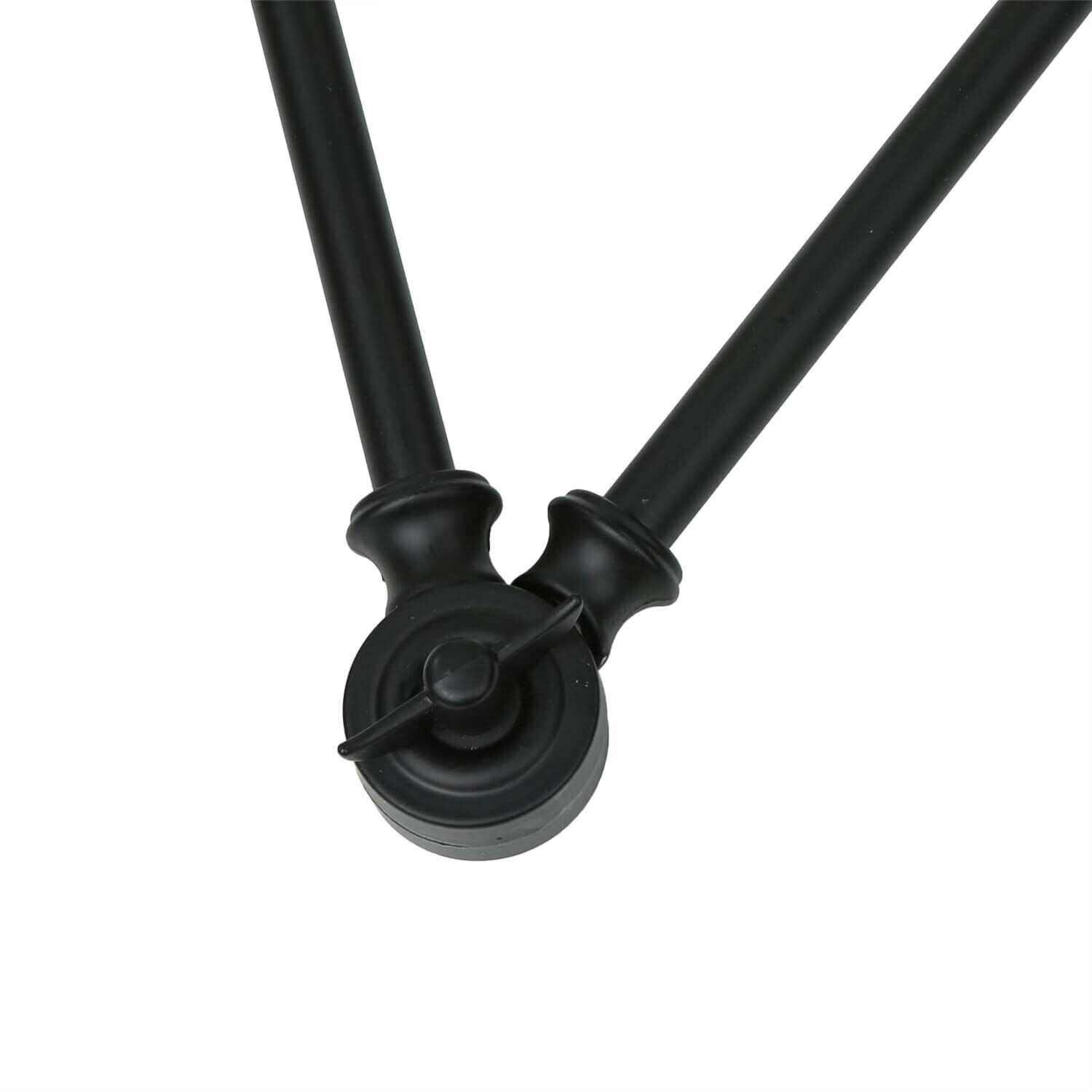 Schwarze Deckenlampe Wohnzimmer Leuchte Decke Rauchrohr