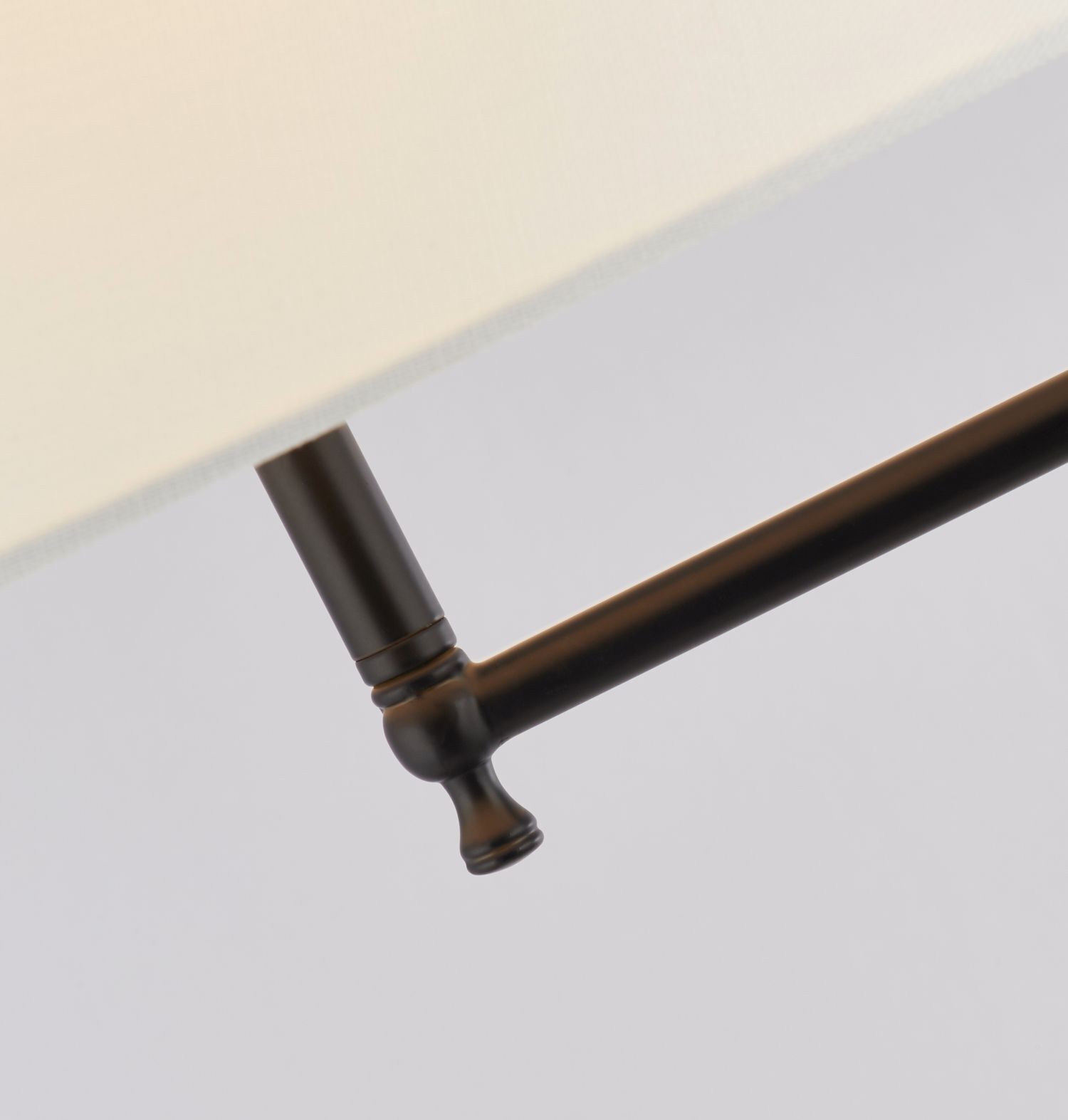 Stehleuchte verstellbar 140-158 cm Stoff Metall Rustikal E27