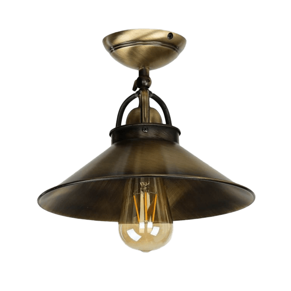 Lampenfassung, Hängelampe, Metall, Bronze, Glühbirne