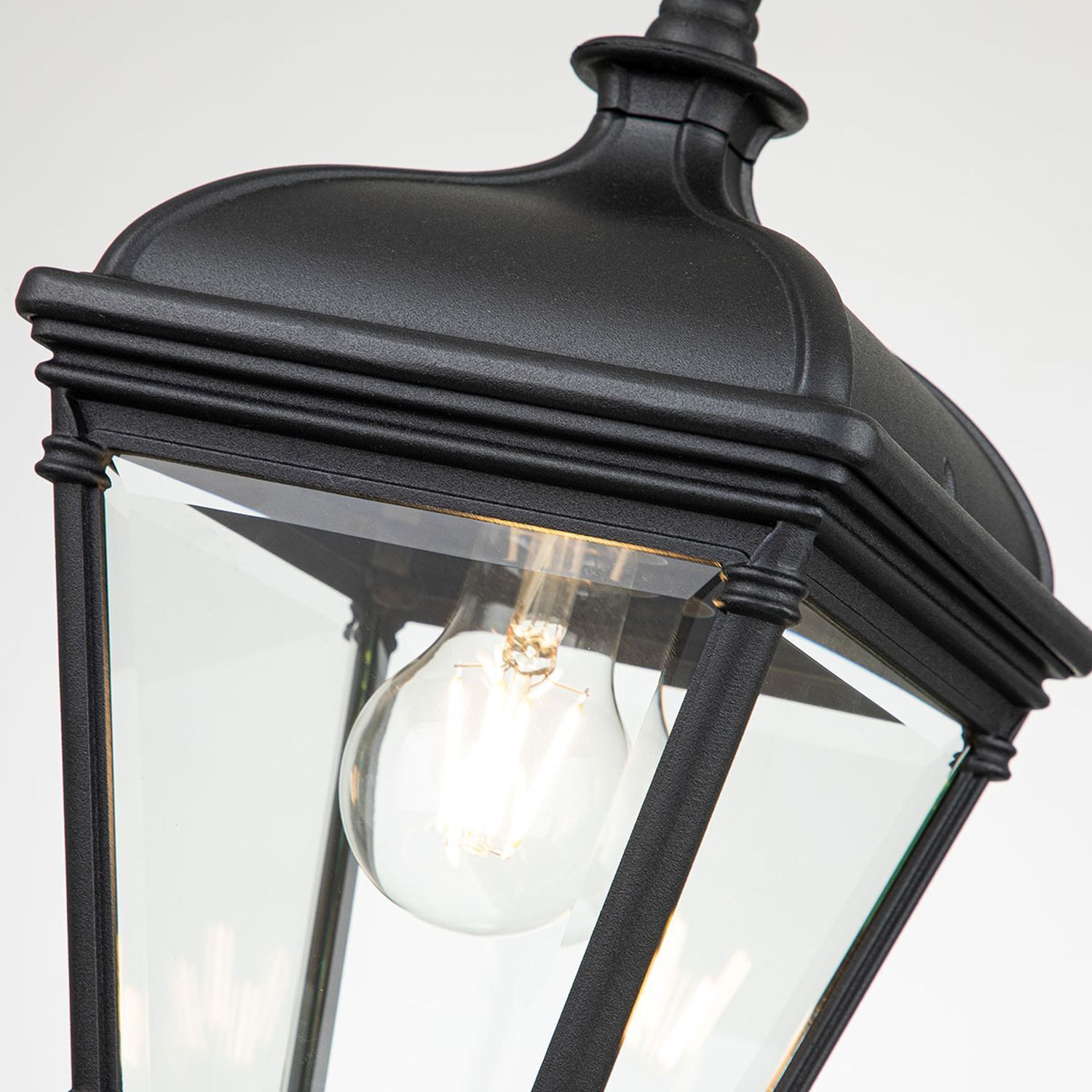 Außenlampe Schwarz B: 18 cm H: max. 141,2 cm E27