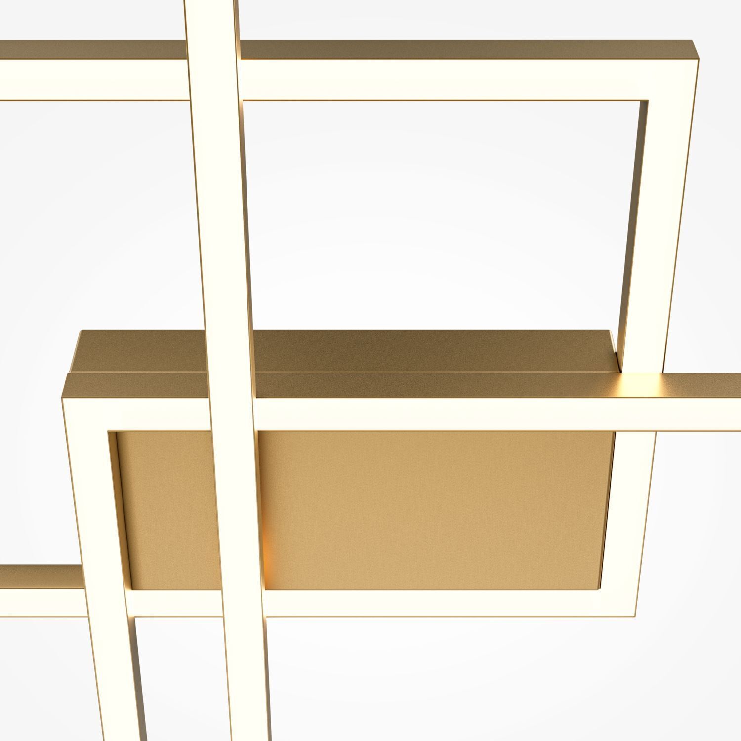 LED Deckenleuchte Metall in Gold 4300 lm Modern TANJA