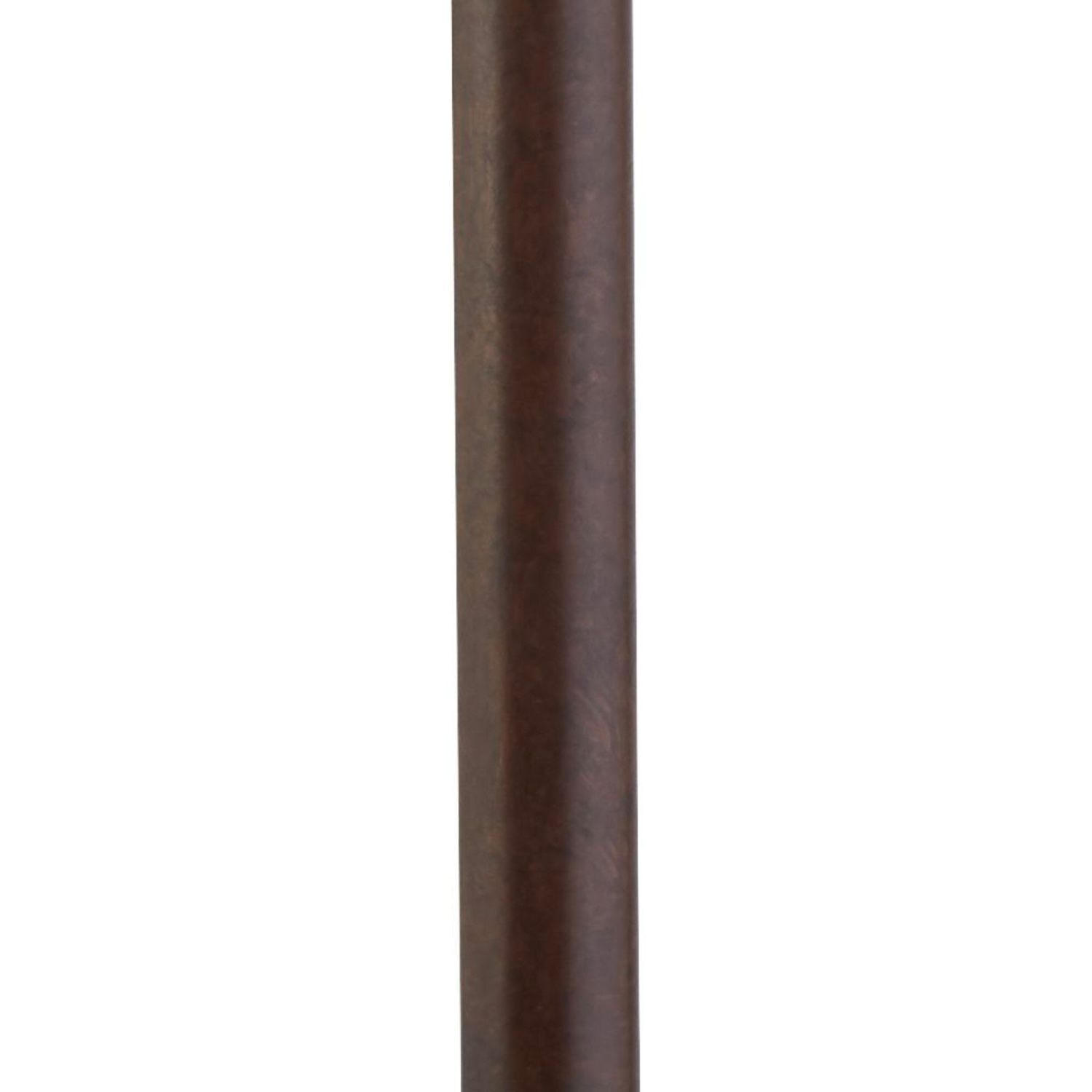 Außenleuchte Garten IP44 E27 110 cm Rostbraun Glas Metall
