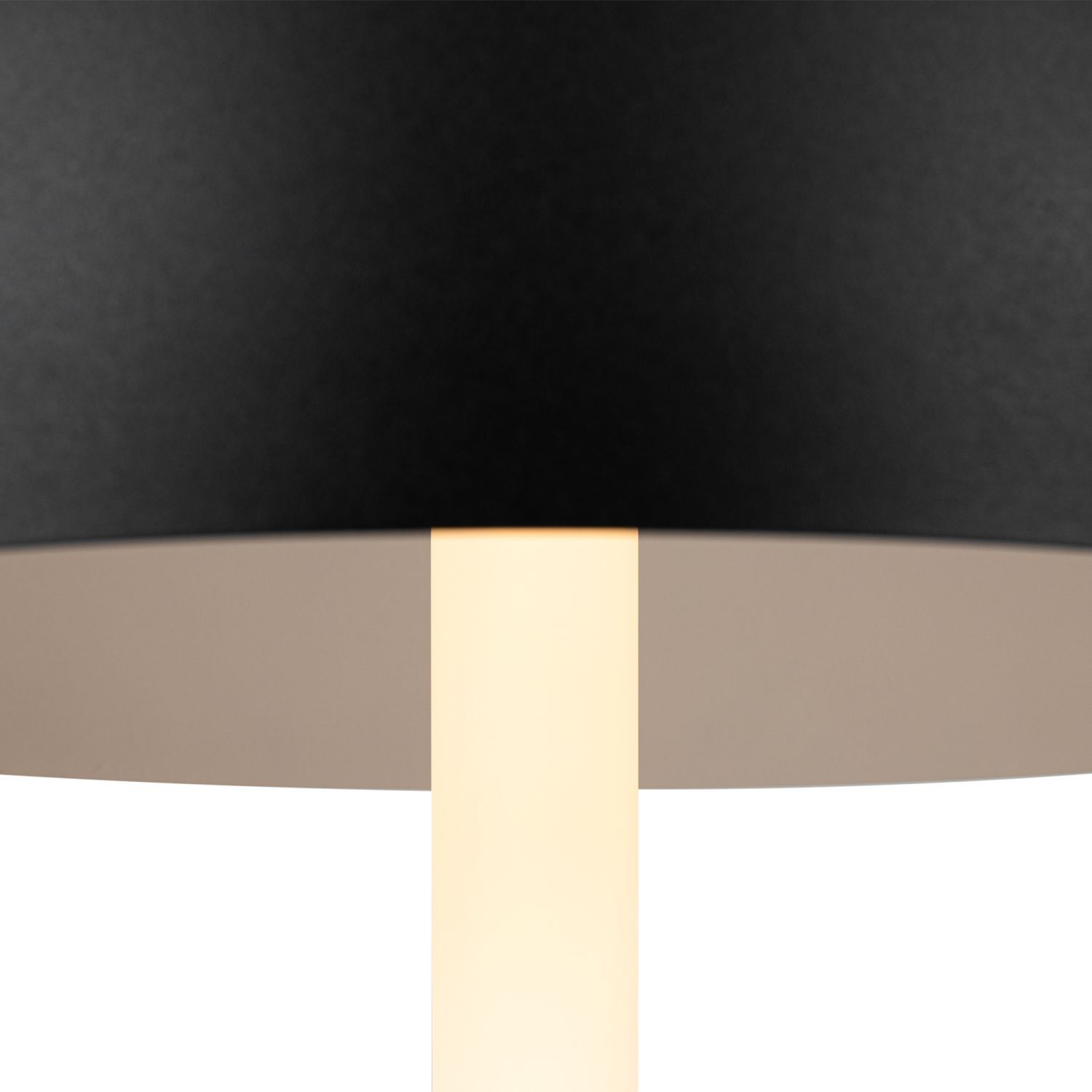 LED Tischleuchte Metall Aluminium D: 30 cm 45 cm rund Lampe, Lampenschirm