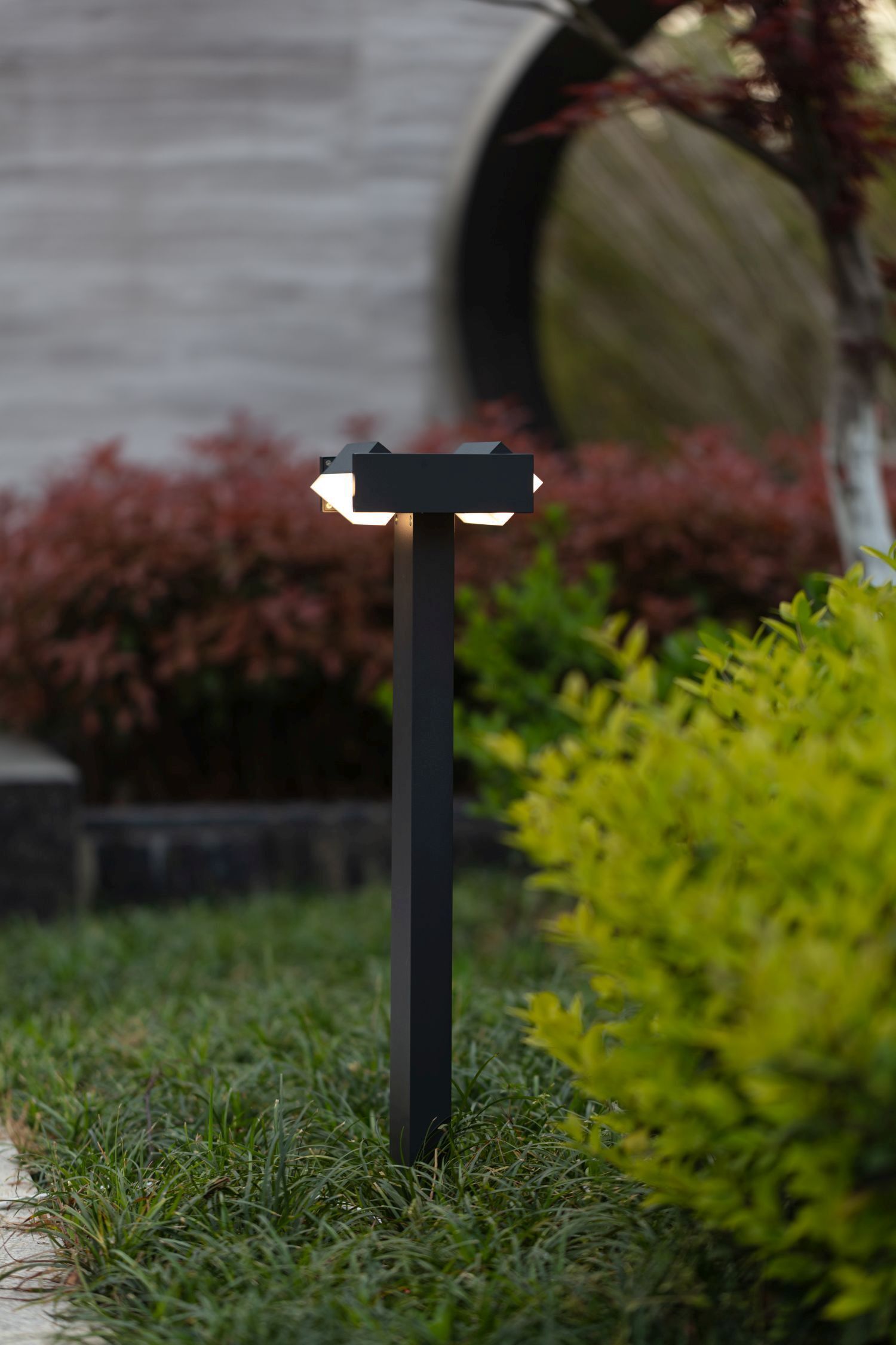 LED Wegeleuchte Aluminium Anthrazit 71,5 cm IP44 3000 K