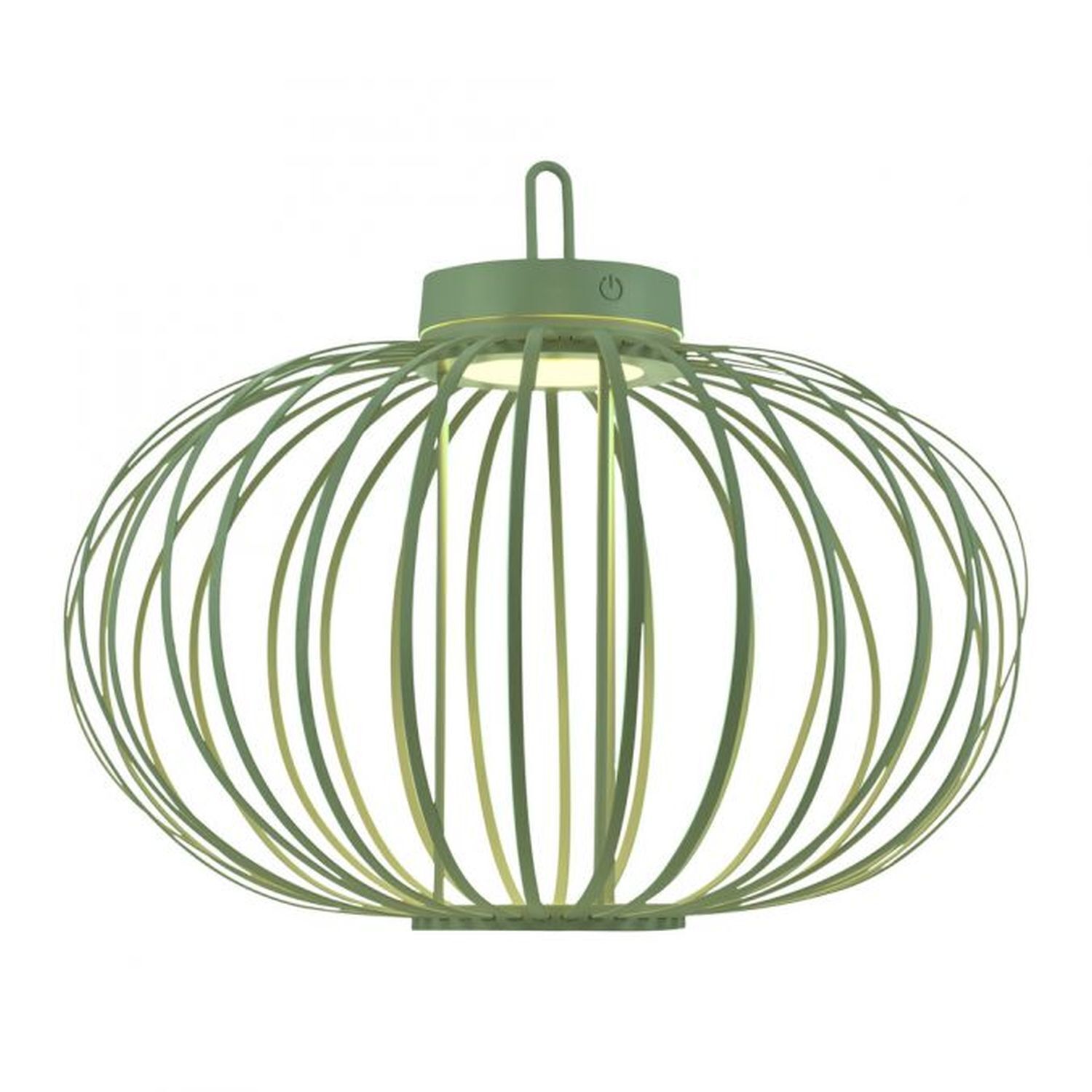 LED Akku Tischlampe IP44 Grün dimmbar Touch 2 W 37 cm