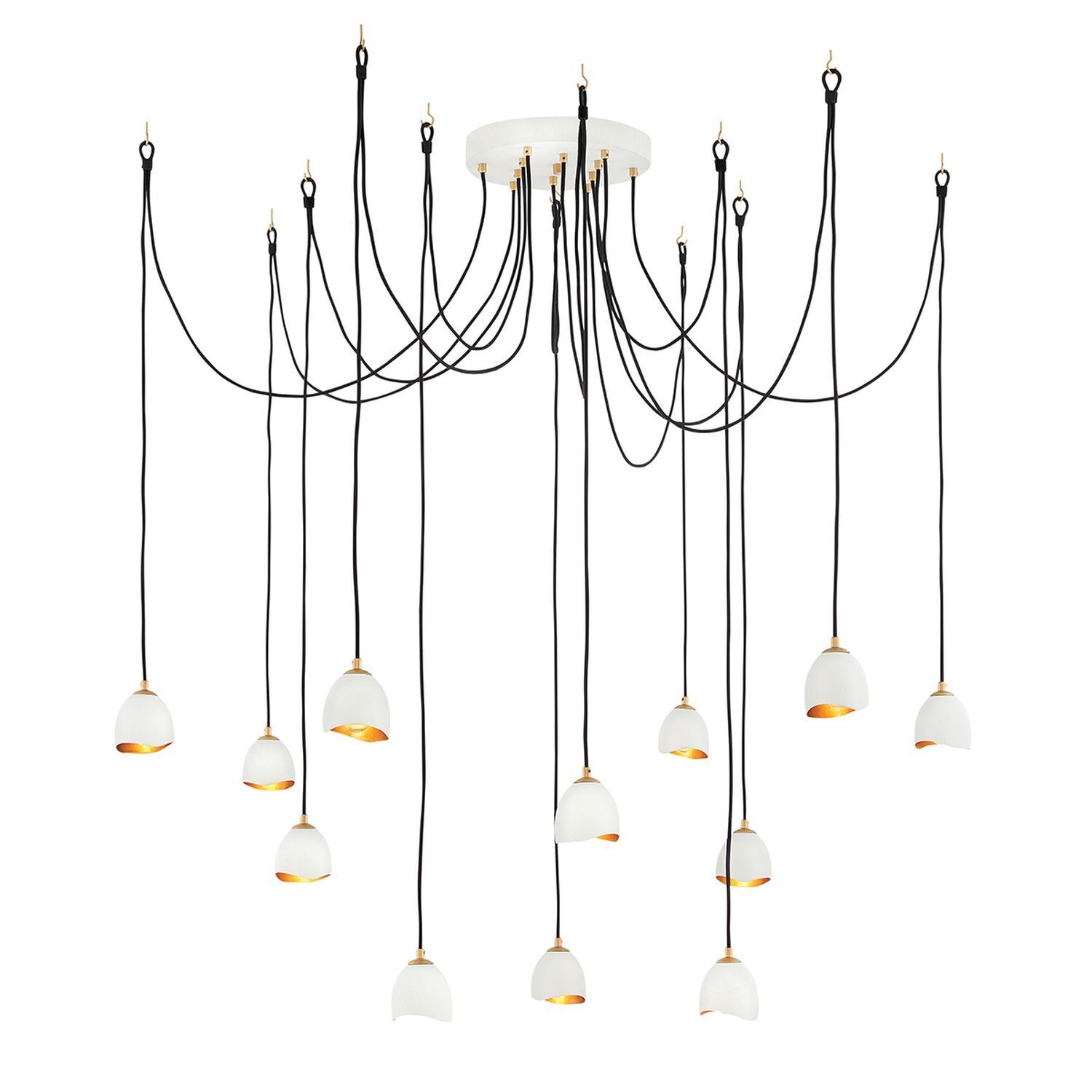 Hängelampe XXL B: 152,4 cm H: max. 370 cm E27 Modern