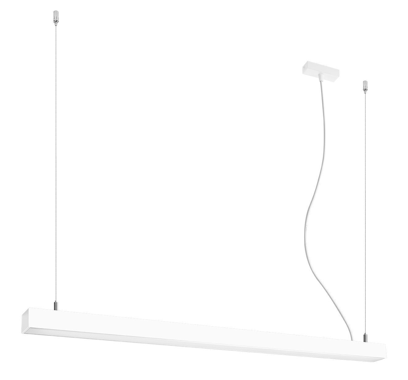 LED Hängelampe Metall 118 breit Weiß 4000 K 3640 lm hell