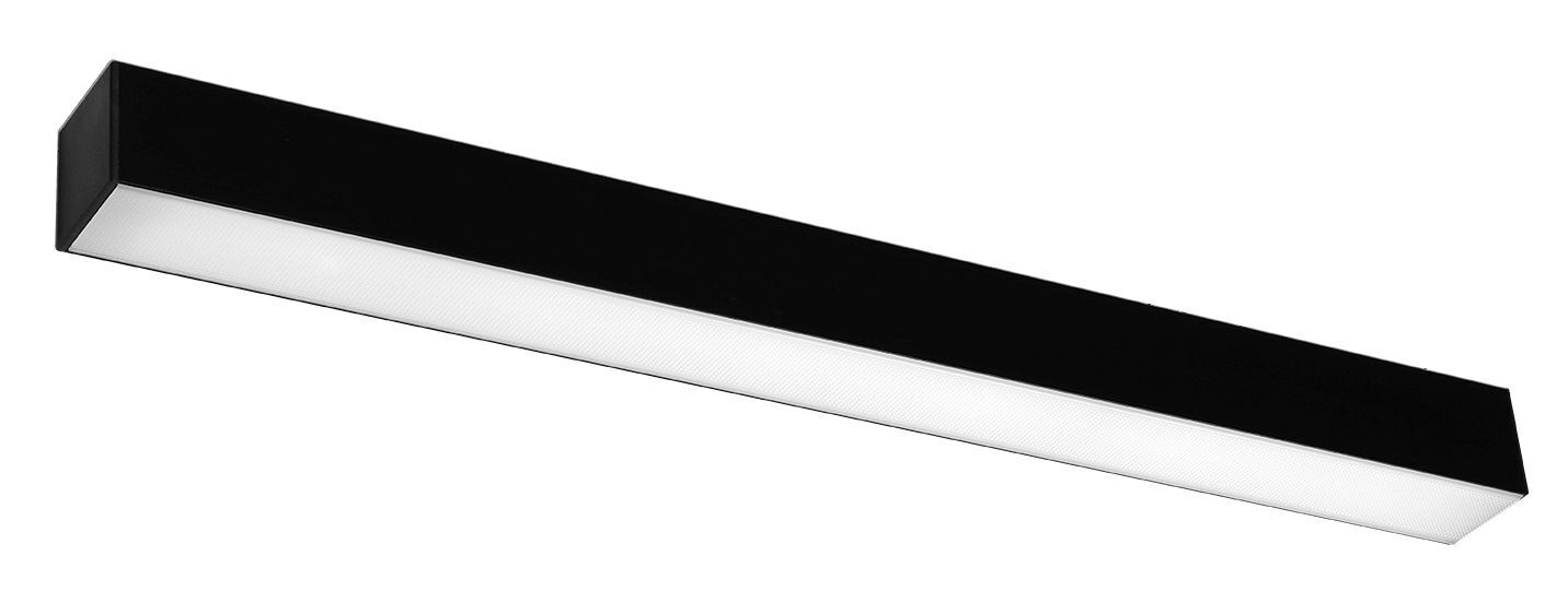 LED Wandleuchte Schwarz länglich 67 cm 4000 K blendarm