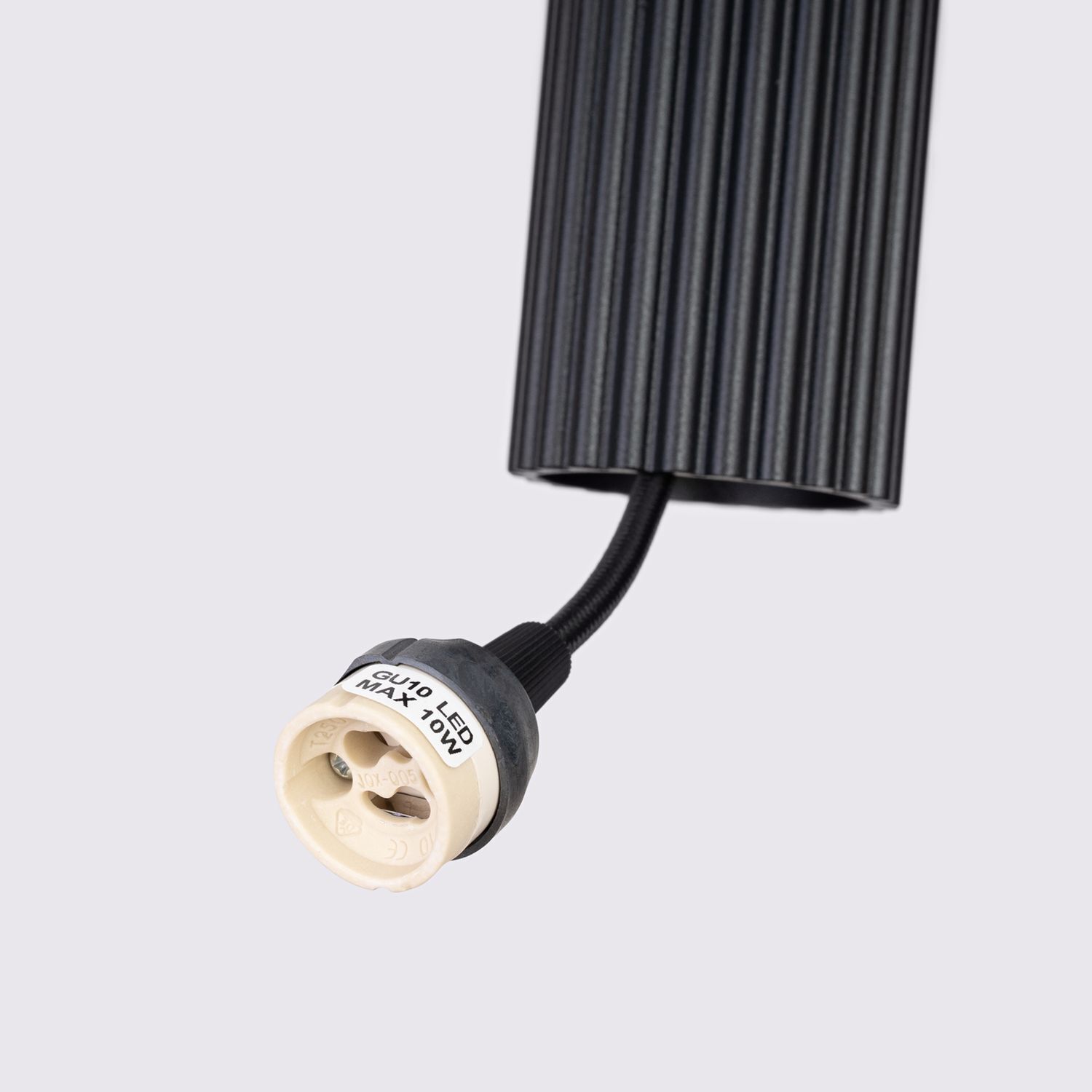 Pendelleuchte Schwarz B: 30 cm Aluminium GU10 2-flammig
